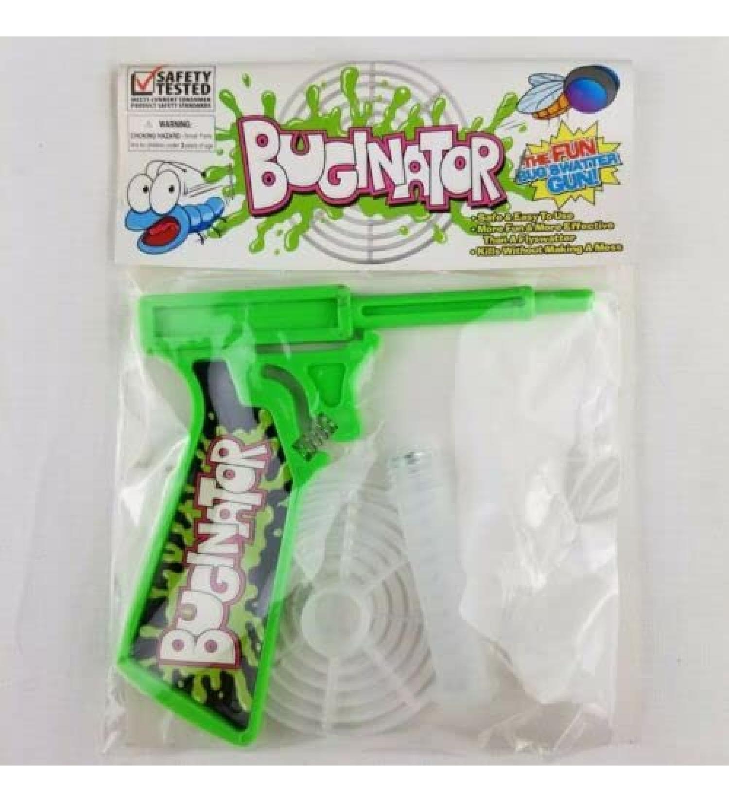 4pk Buginator Fly Swatter Guns Insect Bug Pest Killer Spring Loaded Shot Shooter