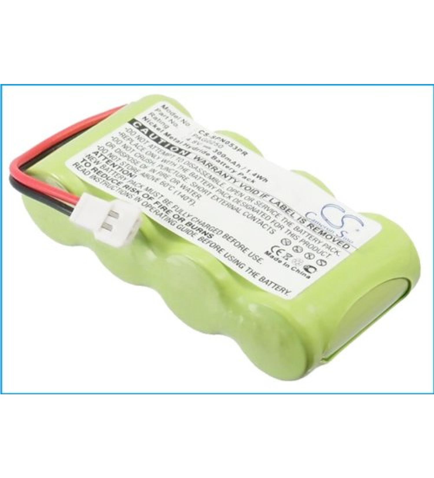 Buy 4.8V 300mAh PAG0250 Battery Replacement - Compatible with 1300500 Perpect Pager GN9962053 | International Shipping Available - Buy Online on GoSupps.com