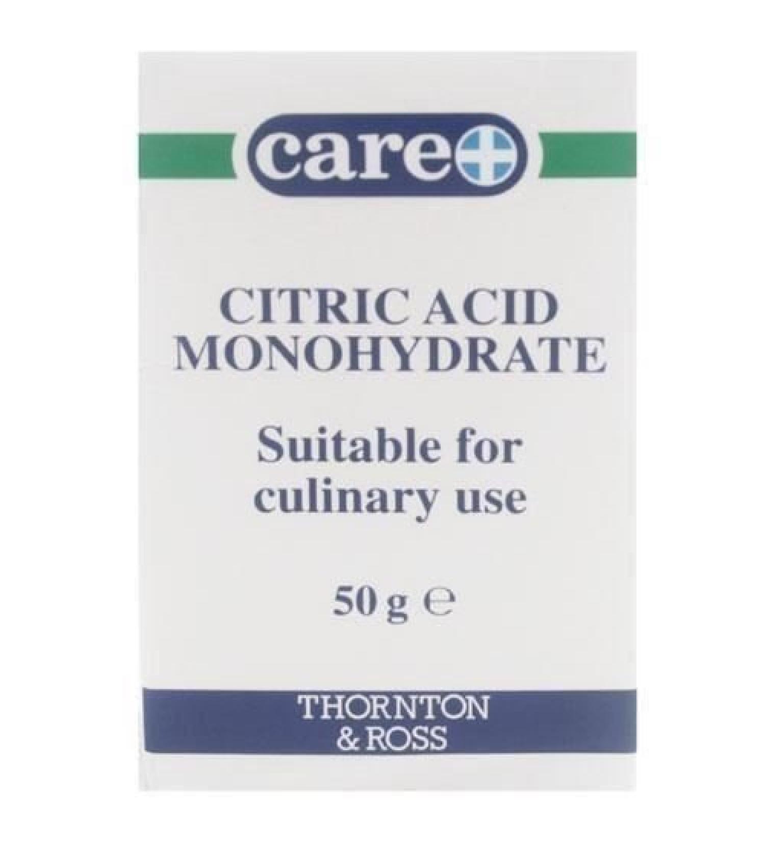 SIX PACKS of Care Citric Acid Monohydrate 50g