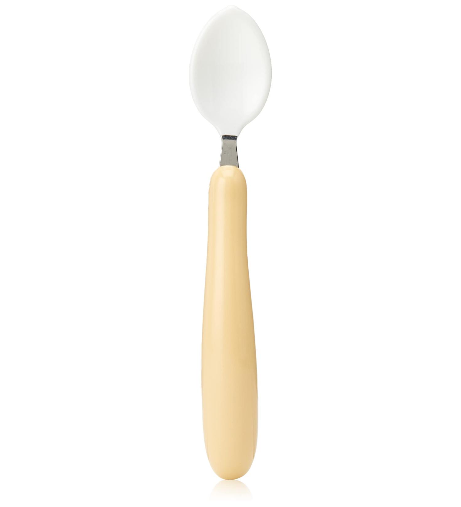 Homecraft Caring Cutlery Ivory Teaspoon - Soft Coated Stainless Steel Utensil for Elderly & Disabled (VAT Relief Eligible) - Buy Online on GoSupps.com