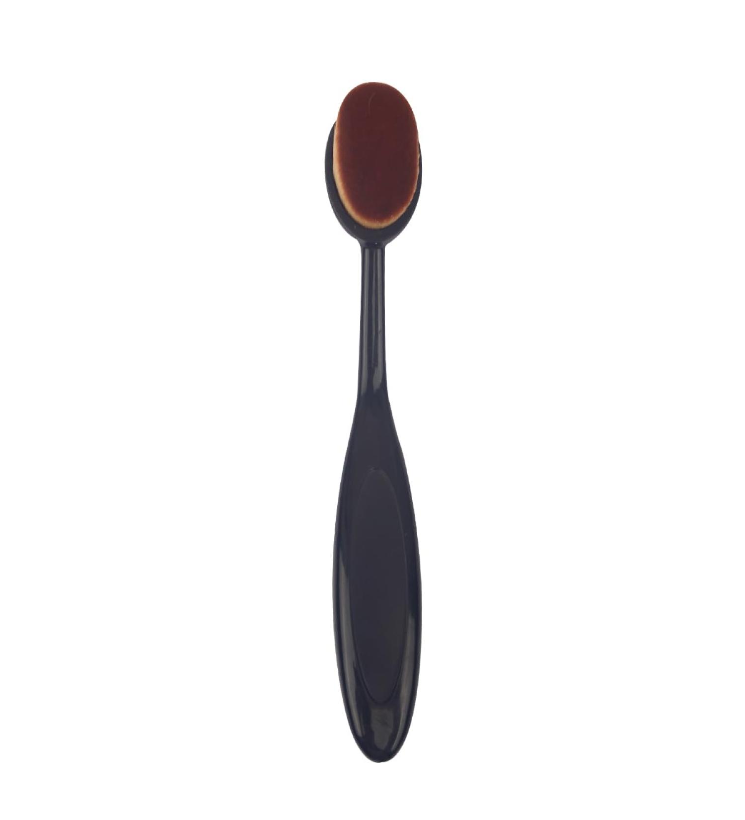 Premium Brown Foundation Makeup Brush for Flawless Application - International Shipping Available - Buy Online on GoSupps.com