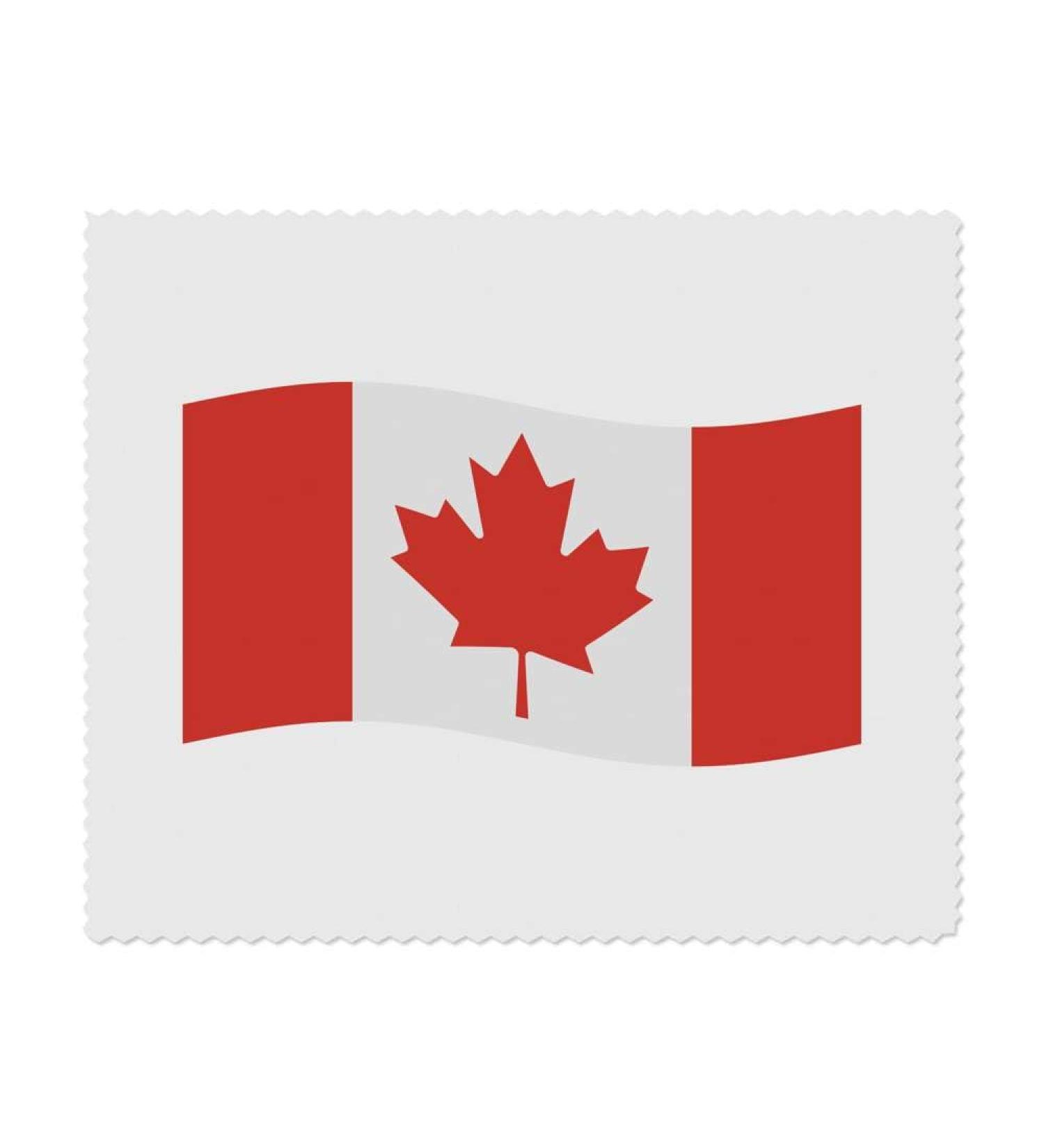 Buy 2 Waving Canadian Flag Microfiber Cleaning Cloths - Perfect for Home & Auto - International Shipping Available - Buy Online on GoSupps.com