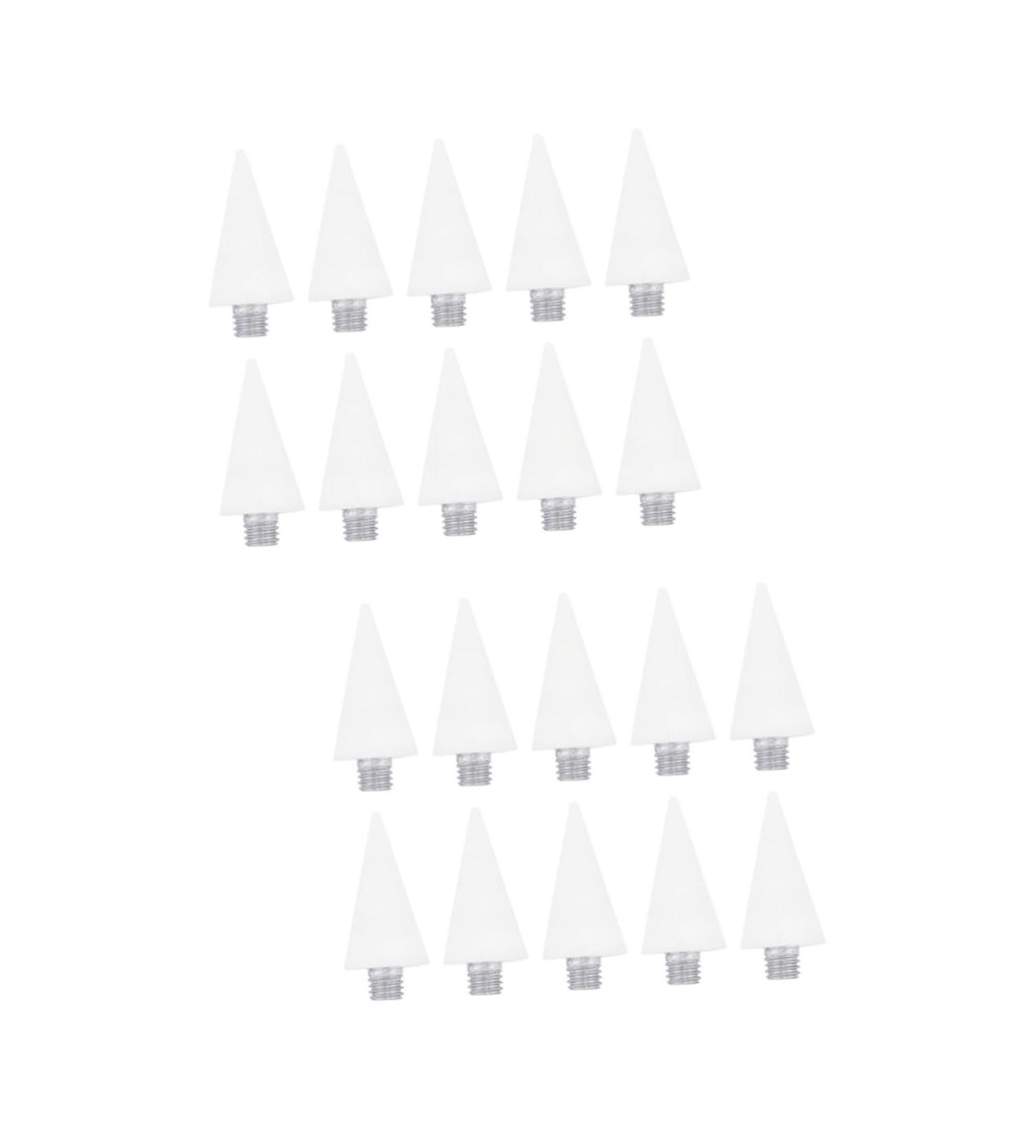 DOITOOL 20 Pcs Manicure Point Drill Pen Diy Wax Replacement Nails Drill Picking Pen Head Pedicure Sponge Scrubber Nail Tools Nail Art Pencil Head White Double Head Nail Drill Acrylic - Buy Online on GoSupps.com