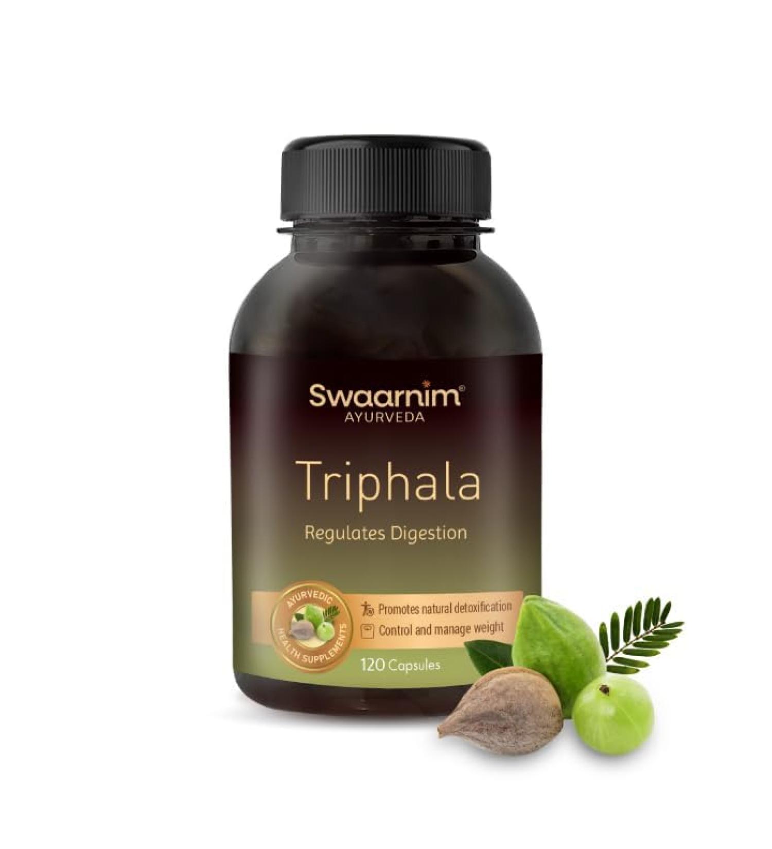 Triphala Care Pack of 1-120 Capsules 120 Count (Pack of 1) - Buy Online on GoSupps.com