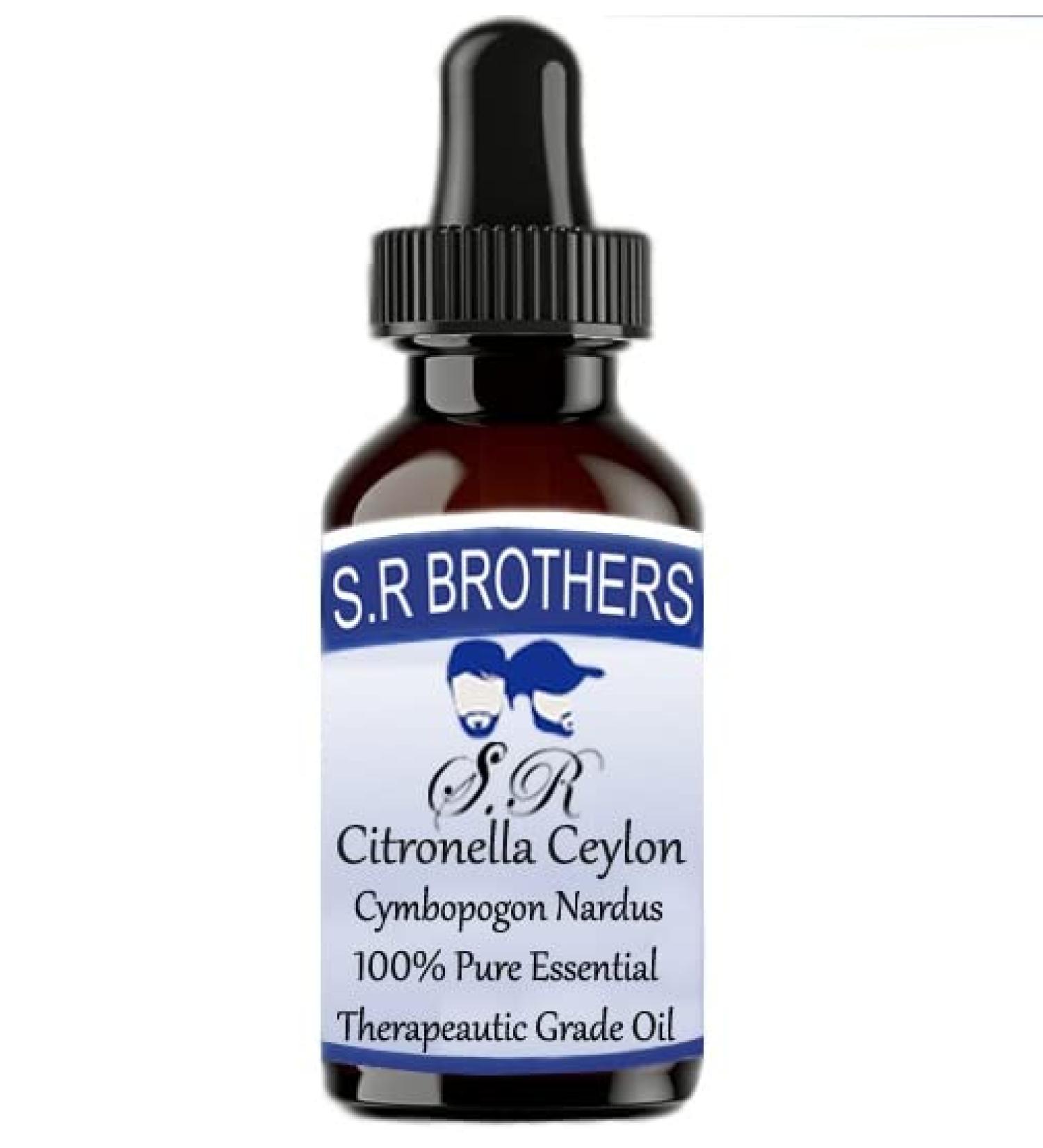 Buy SRBrothers 100% Pure Ceylon Citronella Essential Oil - Therapeutic 15ml | International Shipping - Buy Online on GoSupps.com