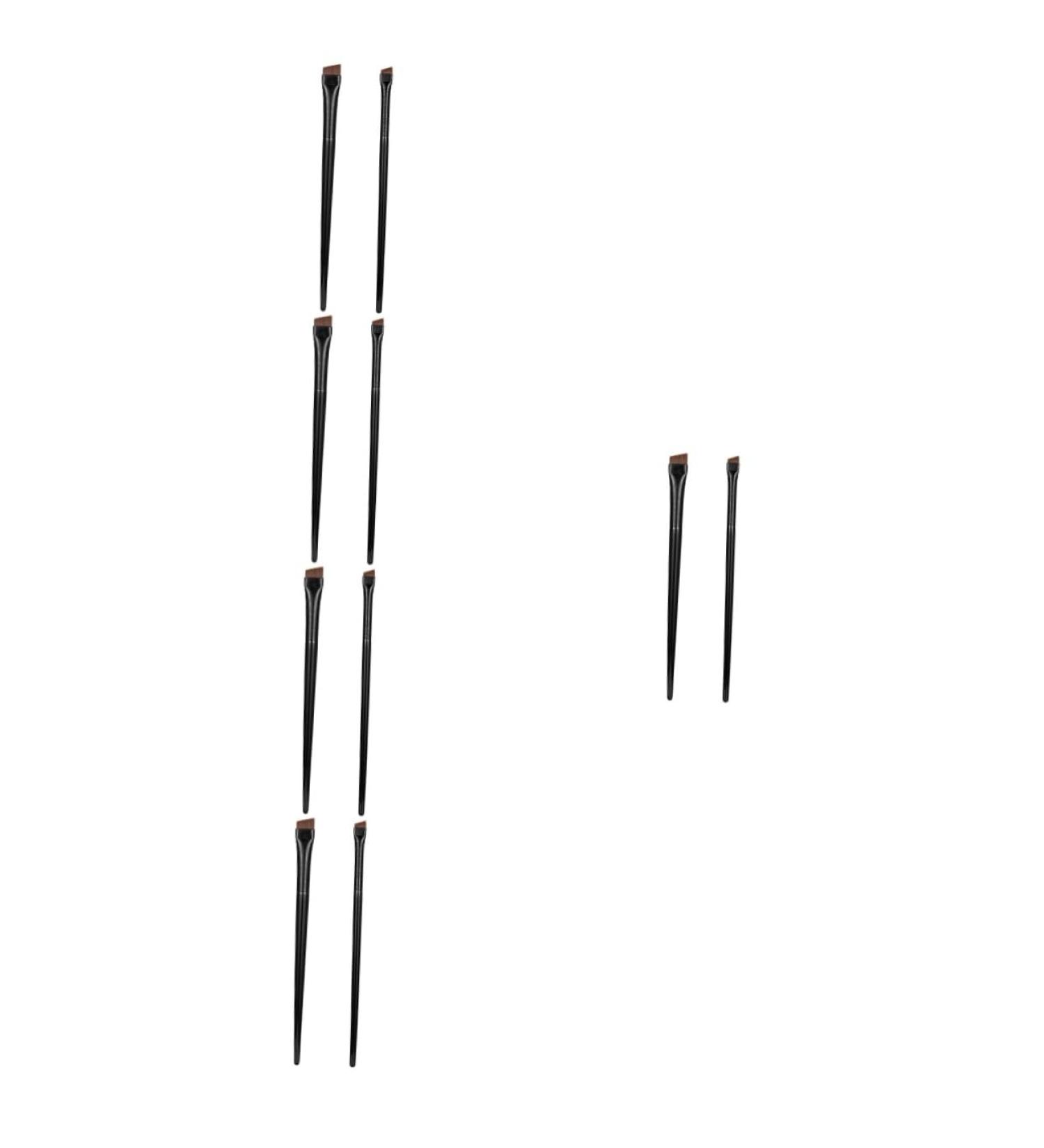 POPETPOP 15 Sets Eyeliner Brush Makeup Brush Multifunctional Eyebrow Brush Multi Function Eyebrow Brush Multipurpose Eyebrow Brush Eye Liner Wands Angled Brow Brush Newborn Blanket Ear Wood - Buy Online on GoSupps.com