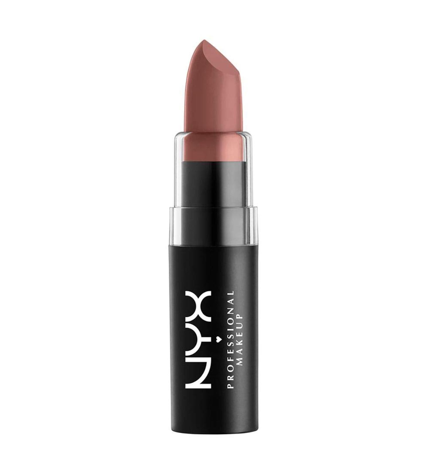 NYX Matte Lipstick in Honeymoon - Mauve Pink Shade | 1 Count Pack - Buy Online on GoSupps.com