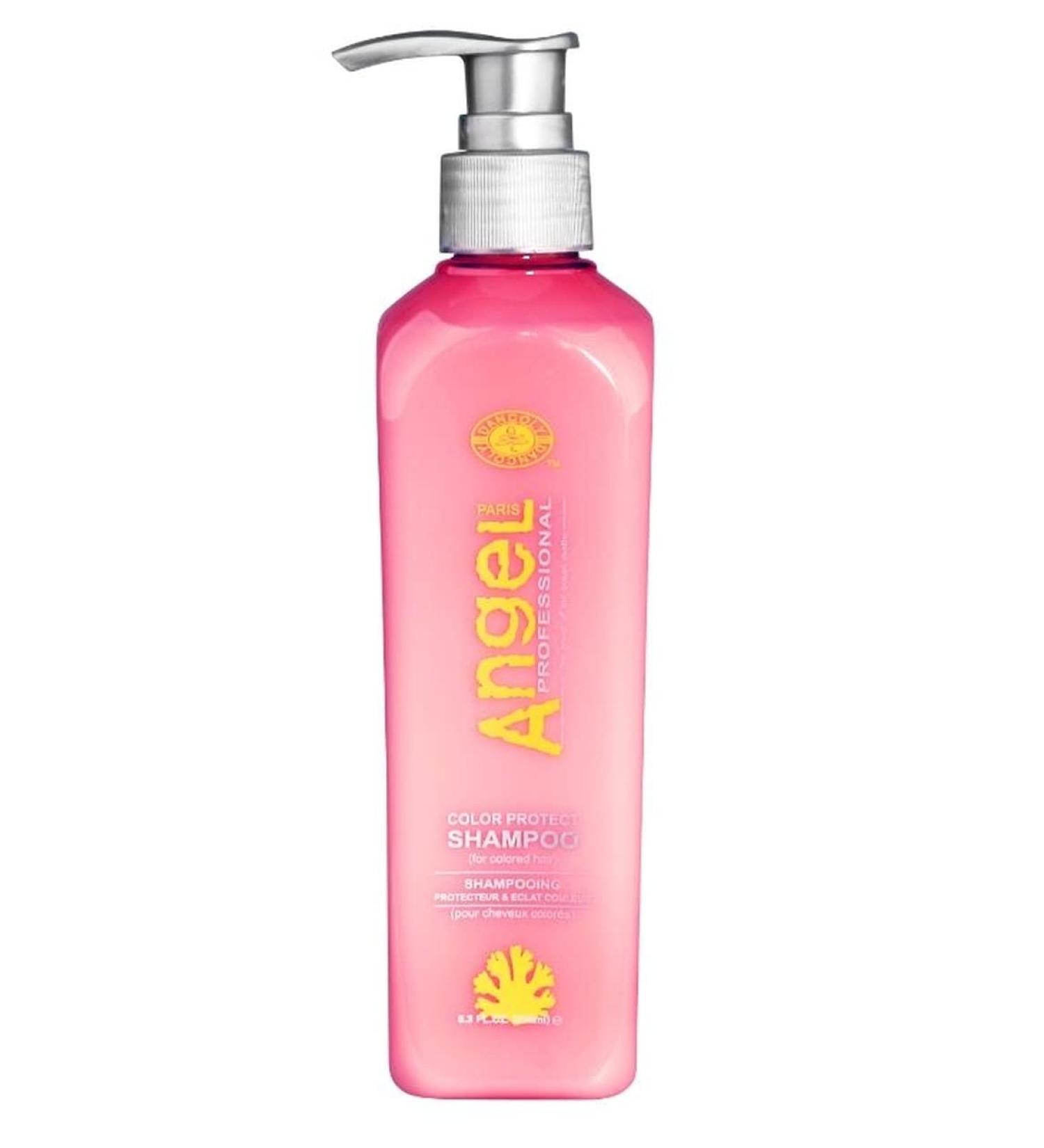 Angel Angel Color Protect Professional Shampoo 500ml gently cleanses and moisturizes colored chemically treated hair