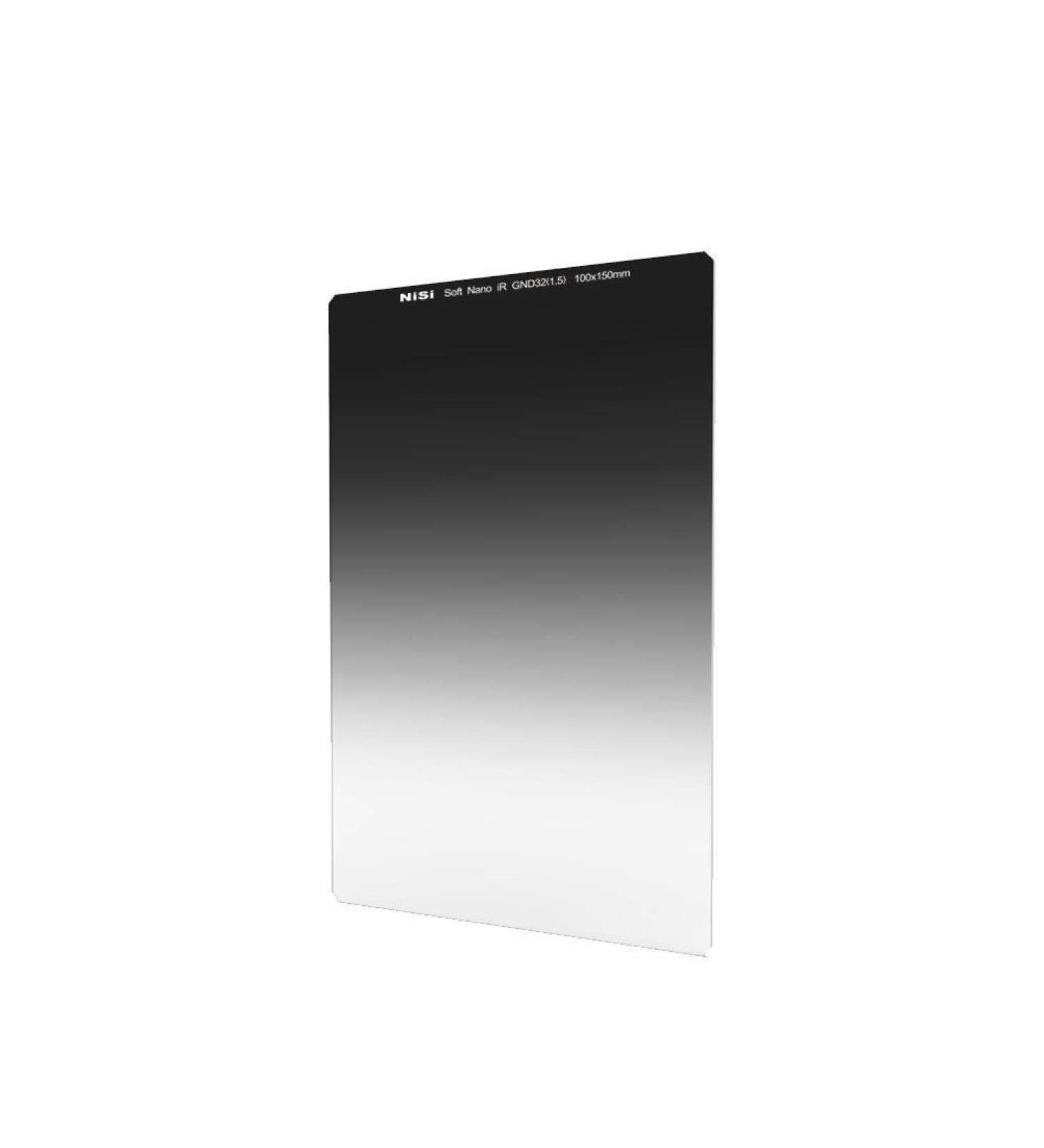 NiSi Soft Graduated Neutral Density Lens Filter (NiSi), Black (Soft IR GND(32) 1.5 100x150) 100 x 150mm