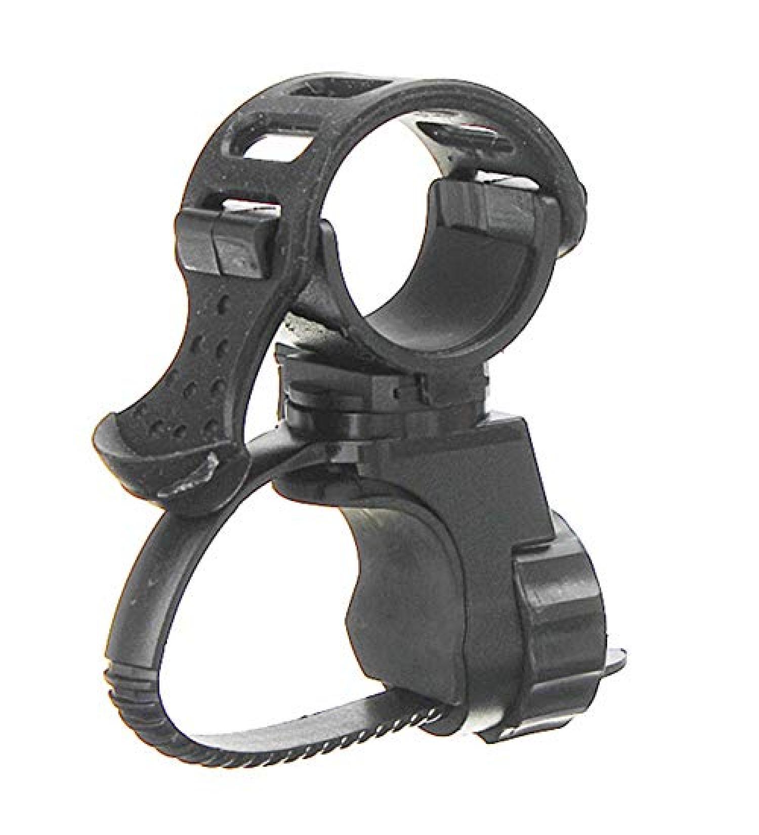 SecurityIng 360Rotation Flashlight Mount Holder for Bicycle - LED Headlight Clip Clamp - Buy Online on GoSupps.com