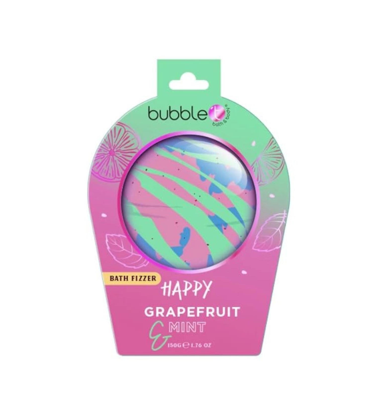 Bubble T Bath Fizzer Grapefruit and Mint (150g)