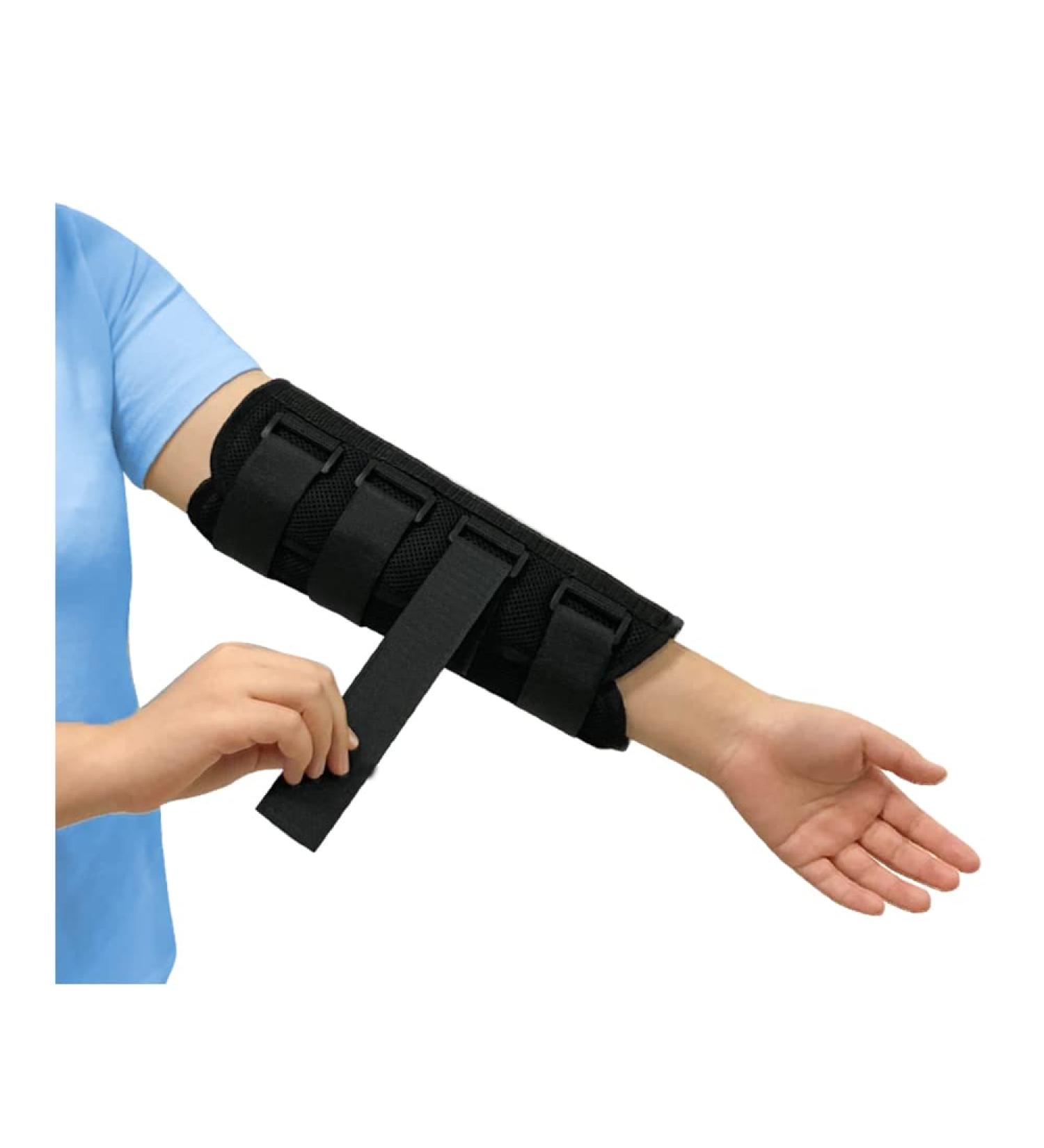 Elbow Splint for Tendonitis & Cubital Tunnel - Arm Support Brace for Pain Relief and Arthritis - Medium Size - Buy Online on GoSupps.com