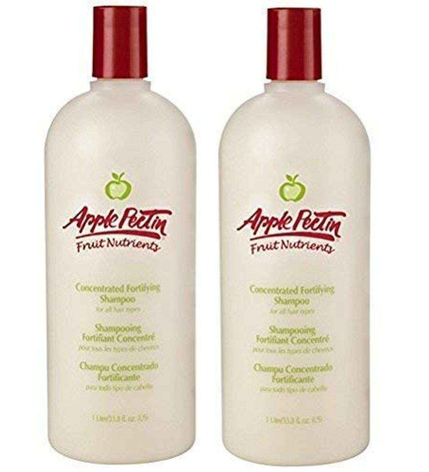 Apple Pectin Fortifying Shampoo Concentrate 33.79 Ounce (2-pack)