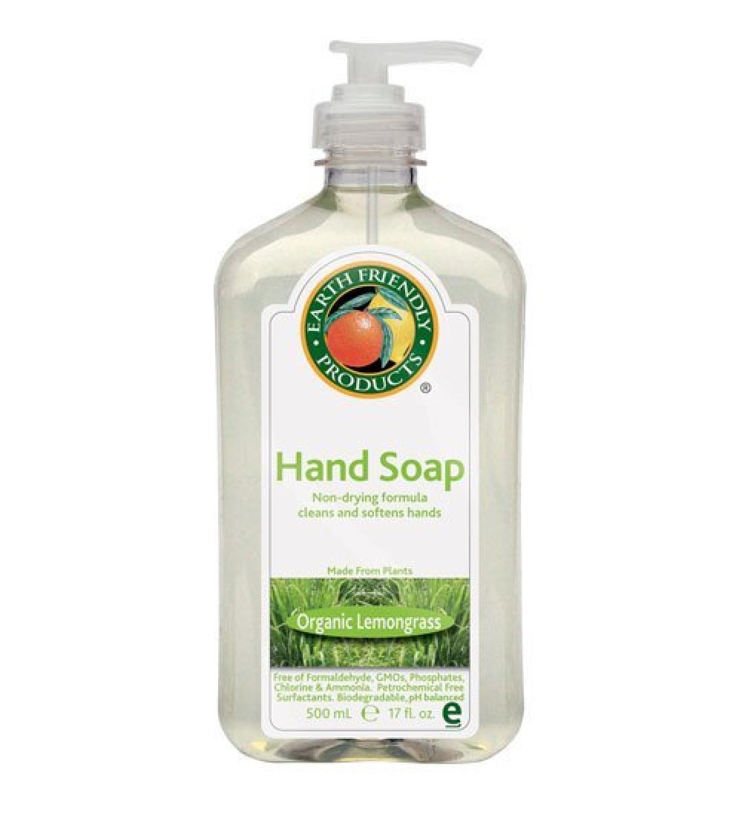 EARTH FRIENDLY SOAP HAND LIQ LEMONGRASS 17 OZ