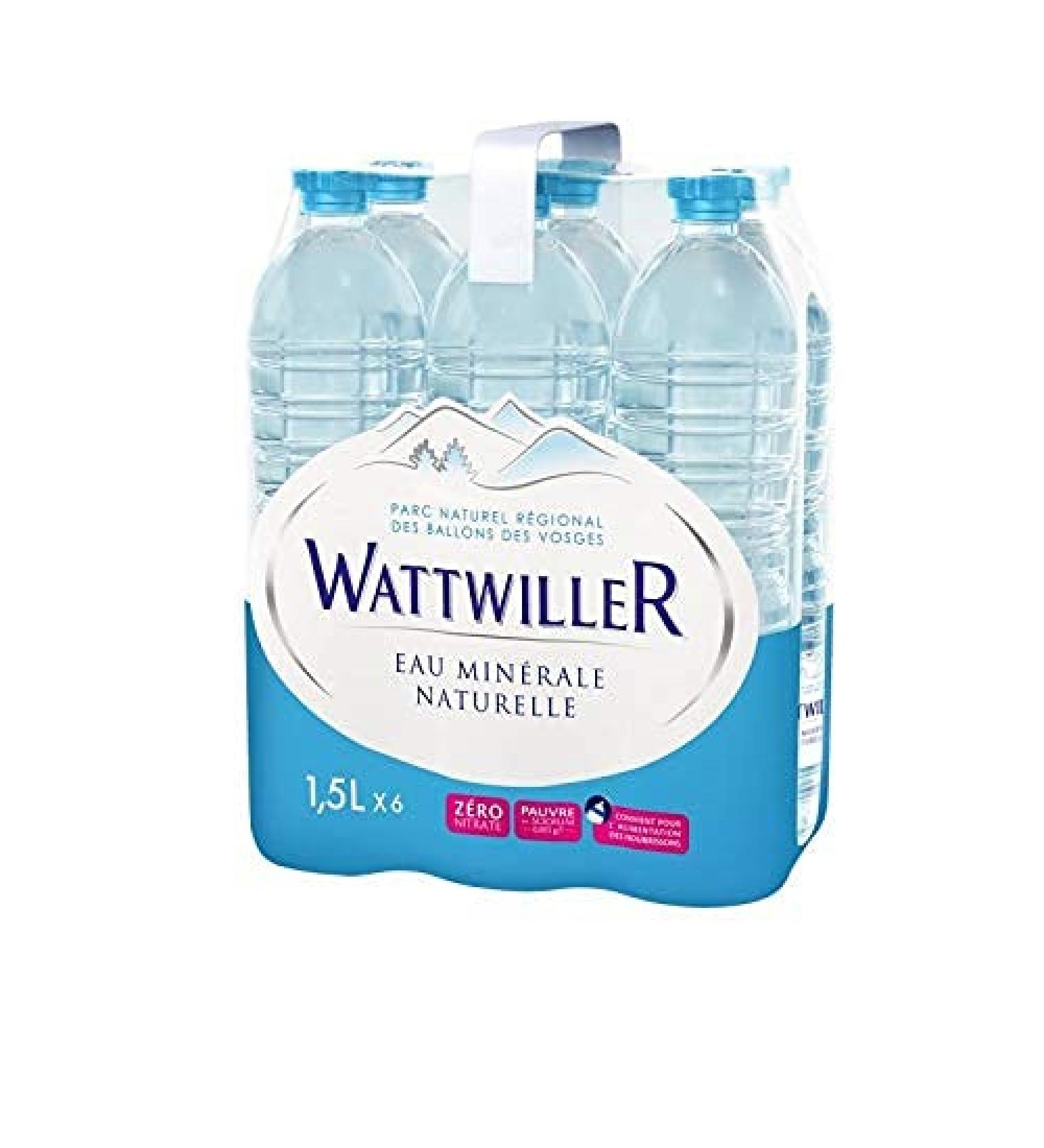 WATTWILLER - Eau Min rale Naturelle 6X1.5L - L'unit - Livraison Offerte