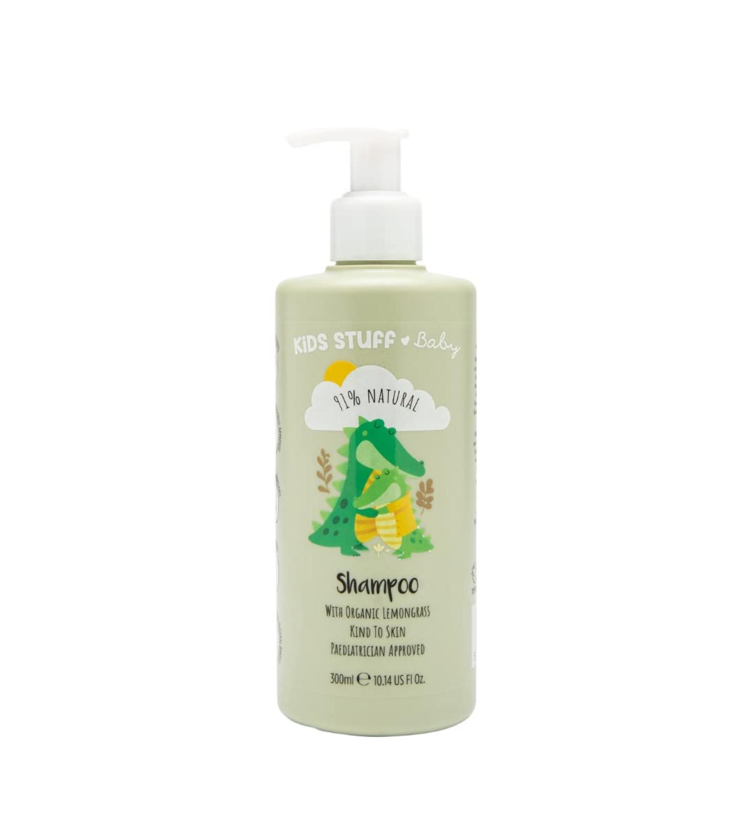 Kids Stuff Baby Shampoo 300ml - Natural & Organic | Dermatologist & Pediatrician Approved | Vegan & Cruelty-Free - Buy Online on GoSupps.com