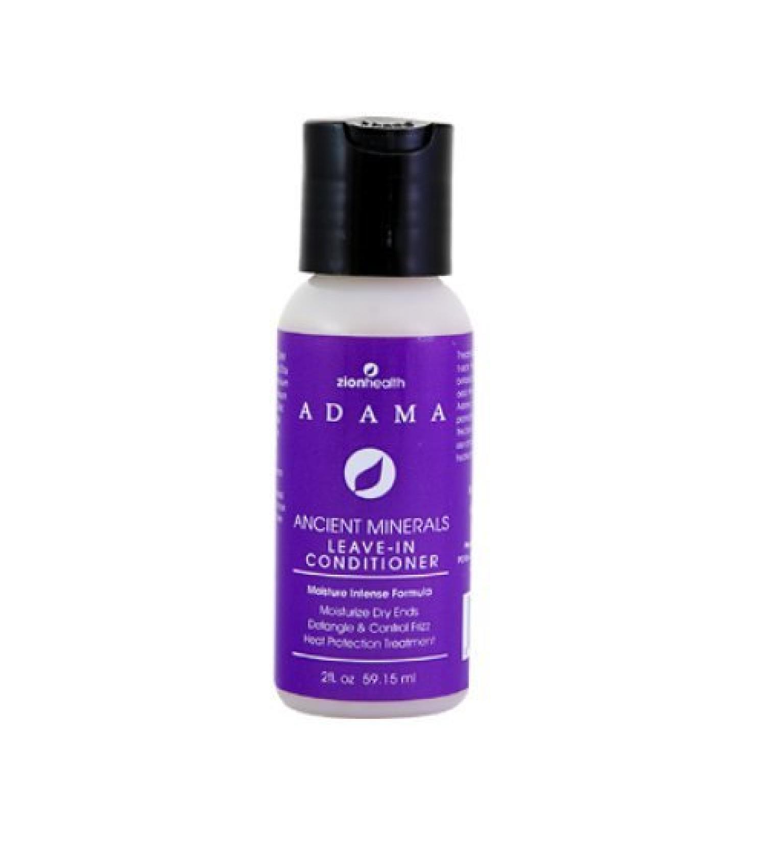 Adama Ancient Minerals Leave-in Conditioner Zion Health 2 oz Liquid