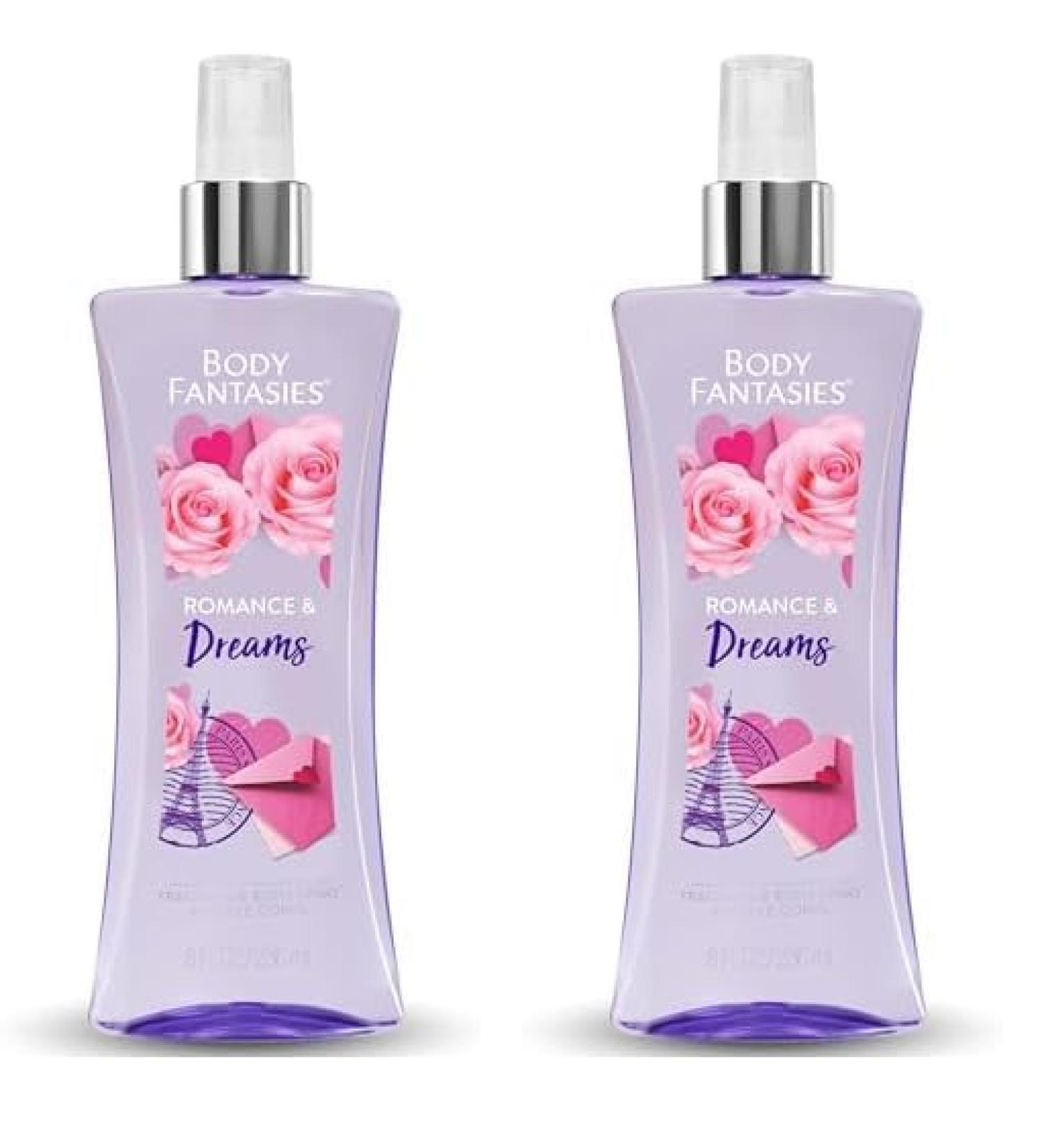 BODY FANTASIES SIGNATURE Fragrance Body Spray Romance and Dreams 8 Fluid Ounce (Pack of 2) - Buy Online on GoSupps.com