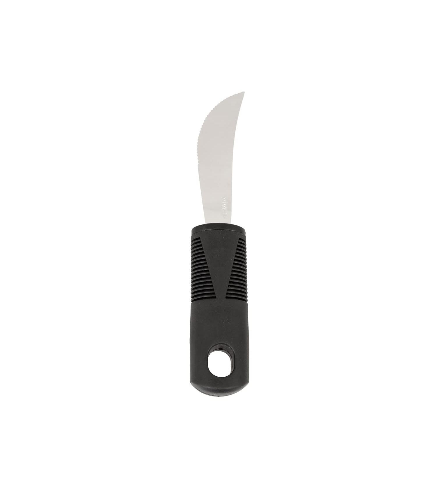 Senior cutlery with rubber handle thickening | knife | ergonomic cutlery | eating aid