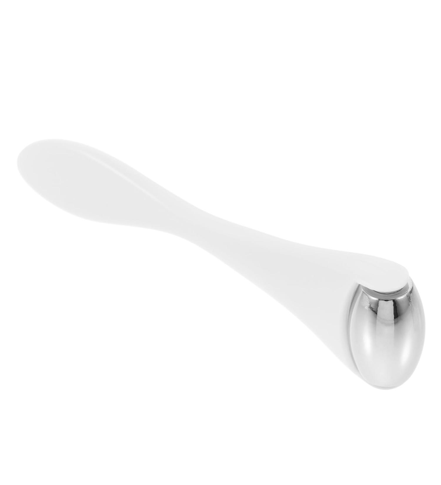 Massage Ice Roller Eye Cream Spoon - Beauty Tool & Eye Massager | Refreshing Eye Cream Applicator & Scoop - 10.5x2.8x1.5CM White - Buy Online on GoSupps.com