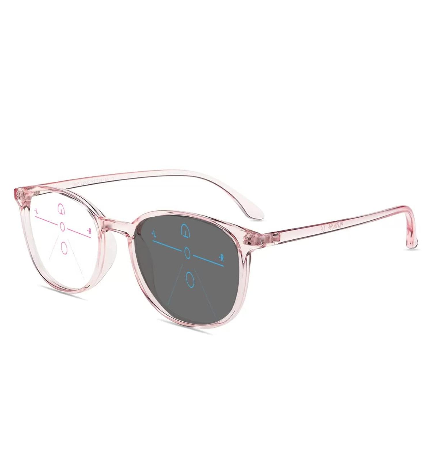 Shop Firmoo Photochrome Multifocal Sunglasses for Women & Men - Anti Blue Light Computer Glasses Stylish 2.0x Pink Reading Brille - Buy Online on GoSupps.com