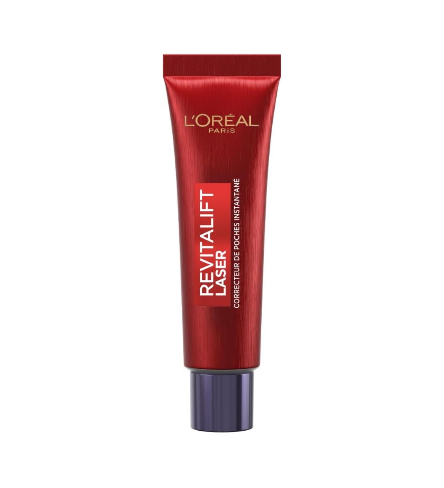 L'Or al Paris - Soin Contour des Yeux Anti- ge - R duit les Rides Poches Gonflements et Manque de Fermet du Contour des Yeux - Tous Types de Peau - Revitalift Laser Eye Bag Instant Eraser - 15 ml Gel correcteur de poches - Buy Online on GoSupps.com