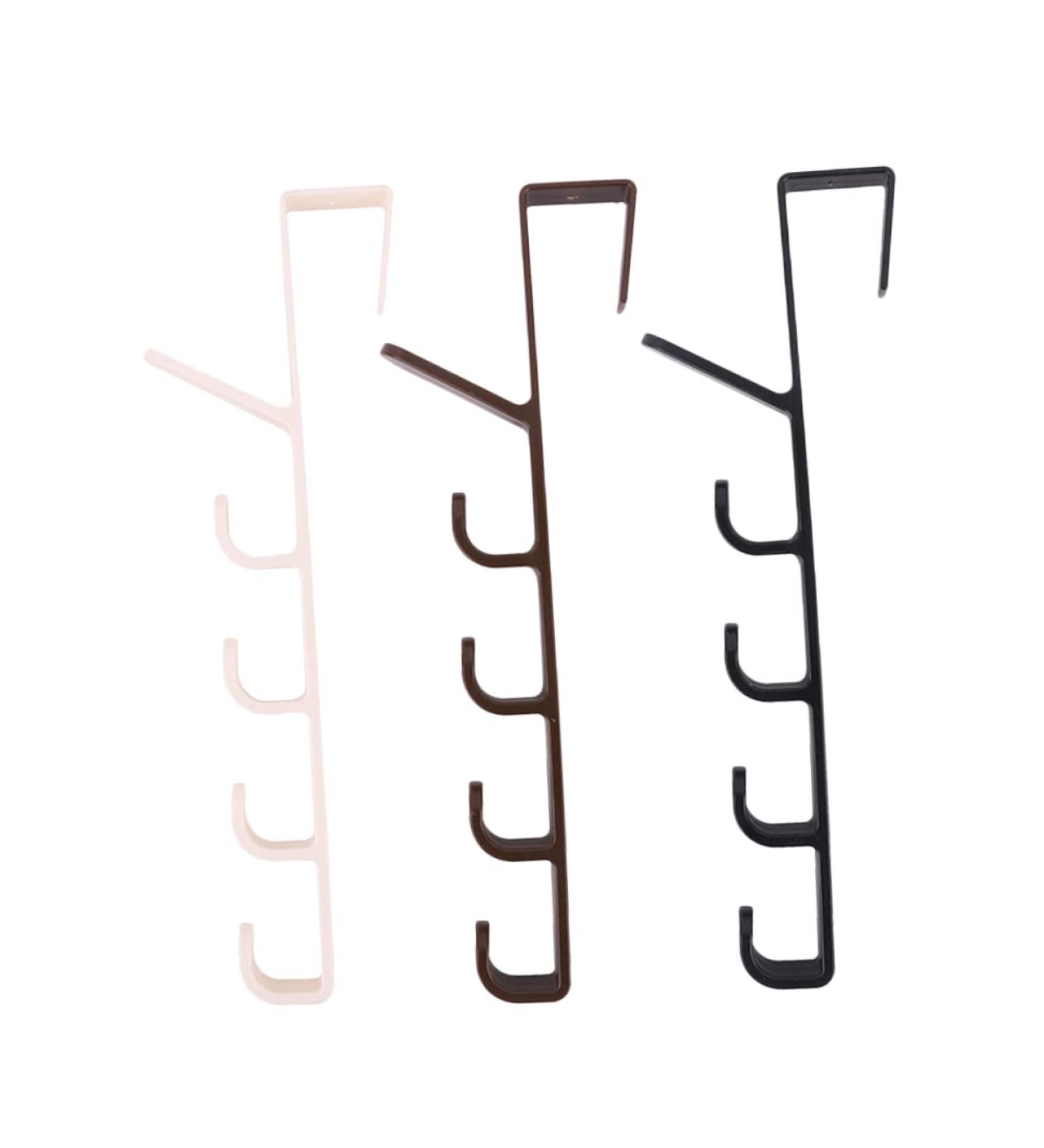 GLEAVI 3pcs Five Abs Hooks Resin Towel Sections Bags Rack The for Hanging Multipurpose Hanger Door - Buy Online on GoSupps.com