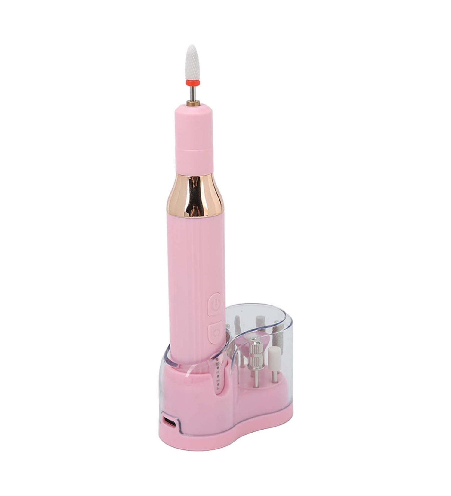 Electric Nail Drill Nail Polishers Dual Type-C Rechargeable Portable Rechargeable Nail Polishers Pen Type Electric Nail Grinder for Nail Salon Home Travel - Buy Online on GoSupps.com