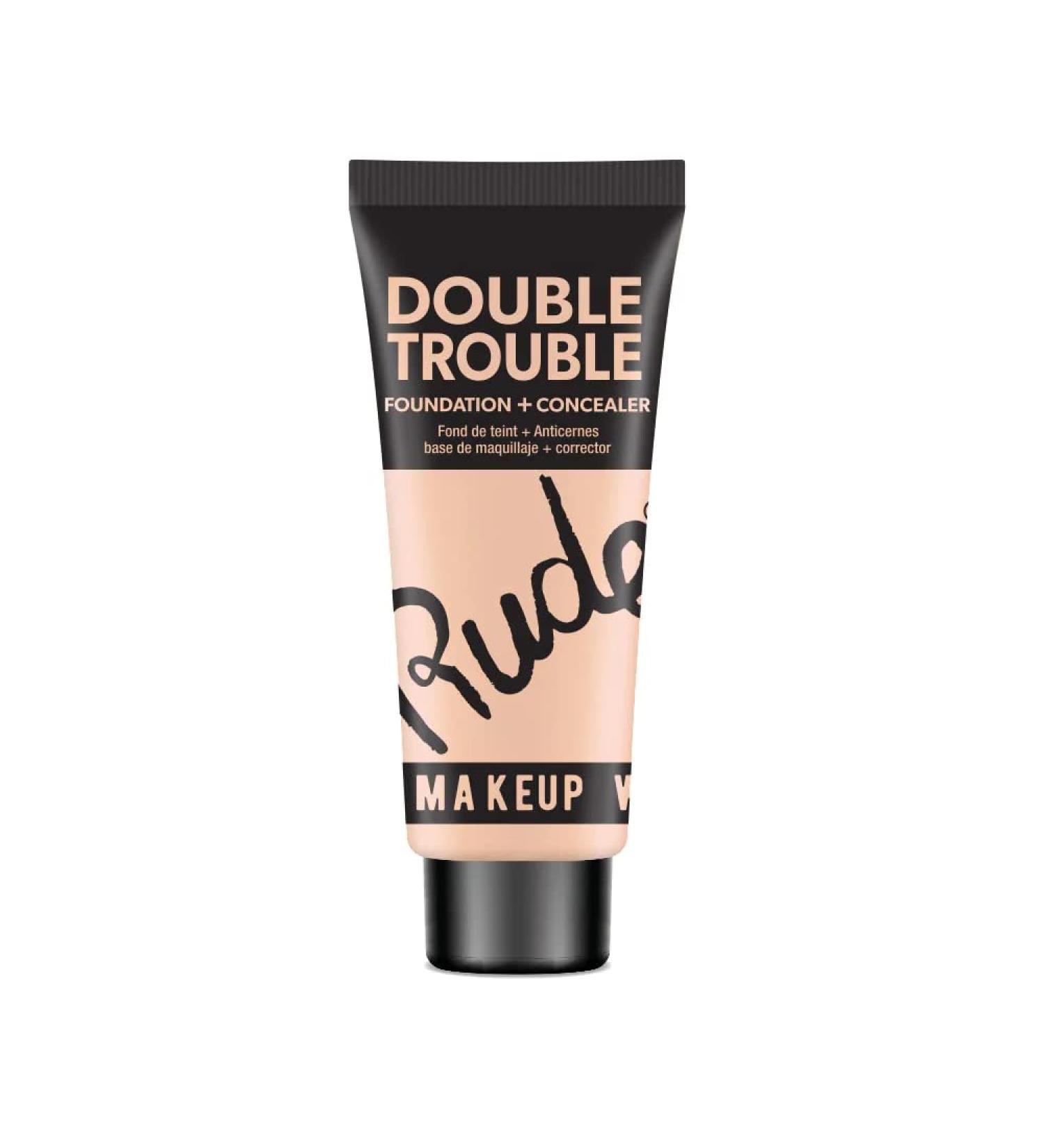RUDE Double Trouble Foundation + Concealer