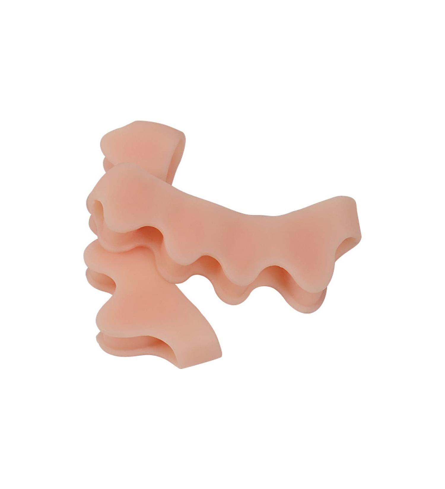 ALINZO Bunion Corrector - Slip-Proof Toe Separator & Orthopedic Splint for Big Toe Pain Relief - Unisex (Flesh) - Buy Online on GoSupps.com