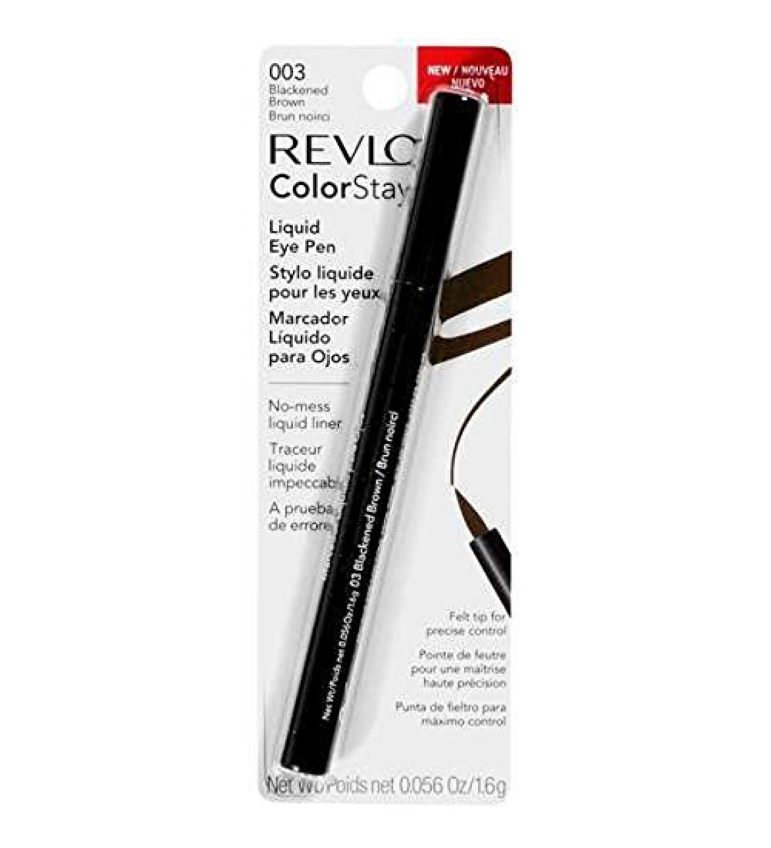 Revlon ColorStay Liquid Eye Pen  003 Blackened Brown 003 .05 oz (1.6 g)
