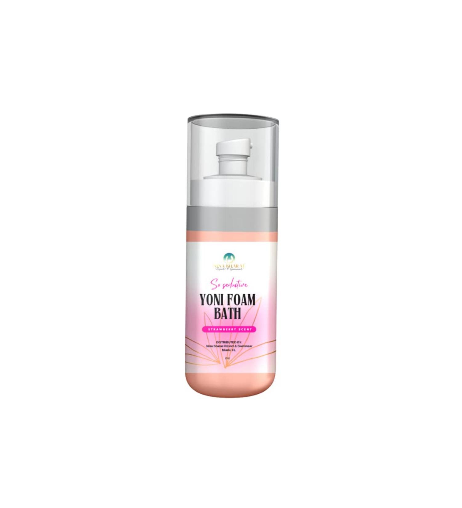 Nina Sharae Swimwear Feminine Vaginal Wash | PH Balanced | Refreshing Foam for Normal & Sensitive Skin | Travel Size 2oz | Made in USA - Buy Online on GoSupps.com