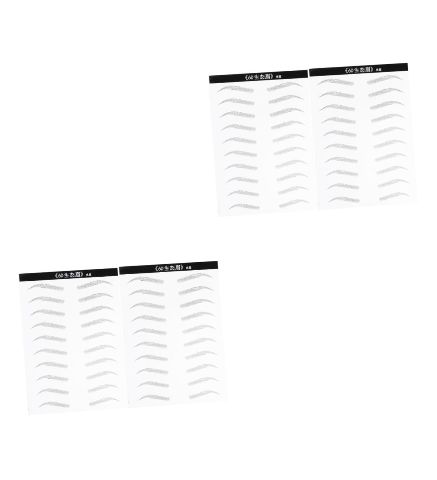 FRCOLOR 4 Sheets Pairs Disposable Makeup Tools Makeup Eyebrow Sticker Eyebrow Stickers The Lazy Water Proof - Buy Online on GoSupps.com