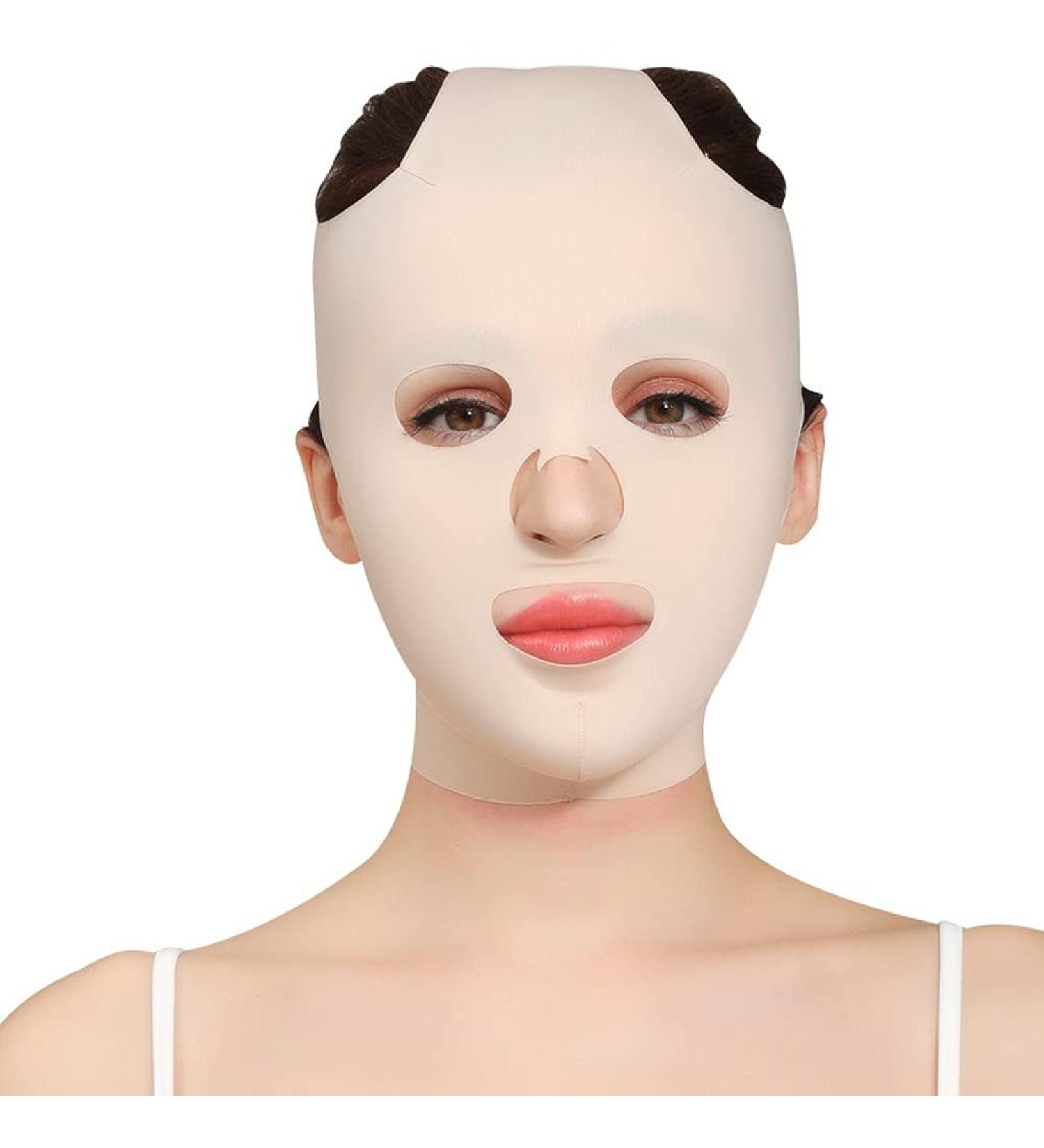 2 Pcs Reusable Chin Strap - Anti Wrinkle Double Chin Reducer - Jawline Shaper for Saggy Skin - Face Slimming Solution for Men and Women - Premium Face Lift Gift - Buy Online on GoSupps.com