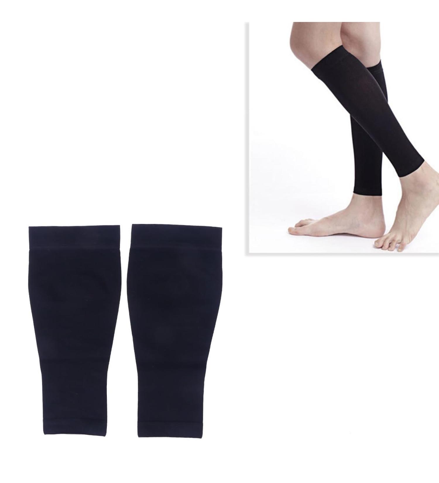 NOLITOY 30-40 mmHg Compression Leg Sleeve - Toeless Calf Brace Socks for Men | High Elasticity & Support - Buy Online on GoSupps.com