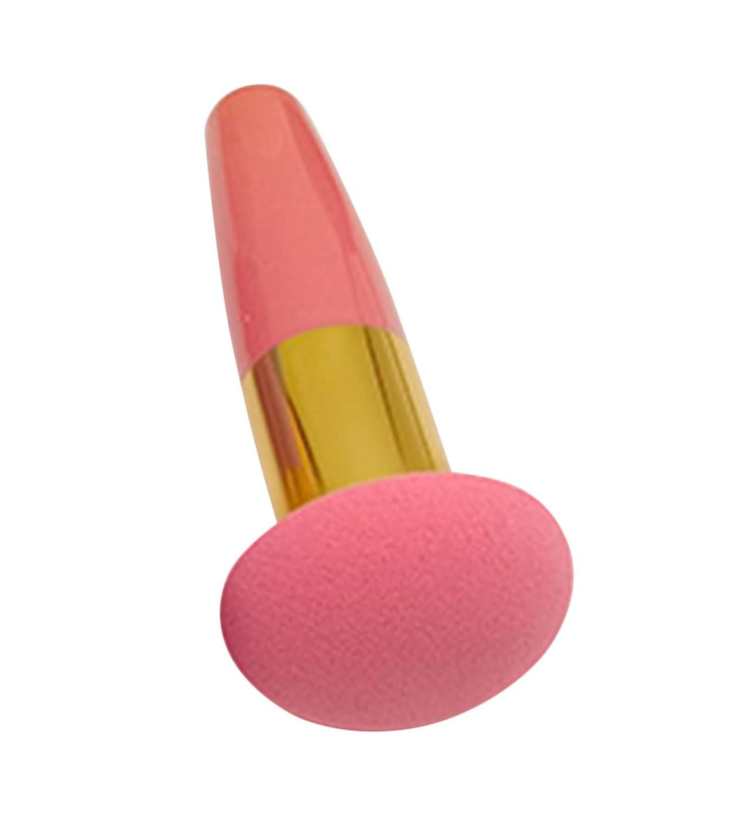 FOYTOKI Beauty Egg Brush Pen Make up Sponges Foundation Sponges with Handle Foundation Sponge Makeup Sponges for Concealer Blending Sponges for Makeup Sponges with Handle - Buy Online on GoSupps.com