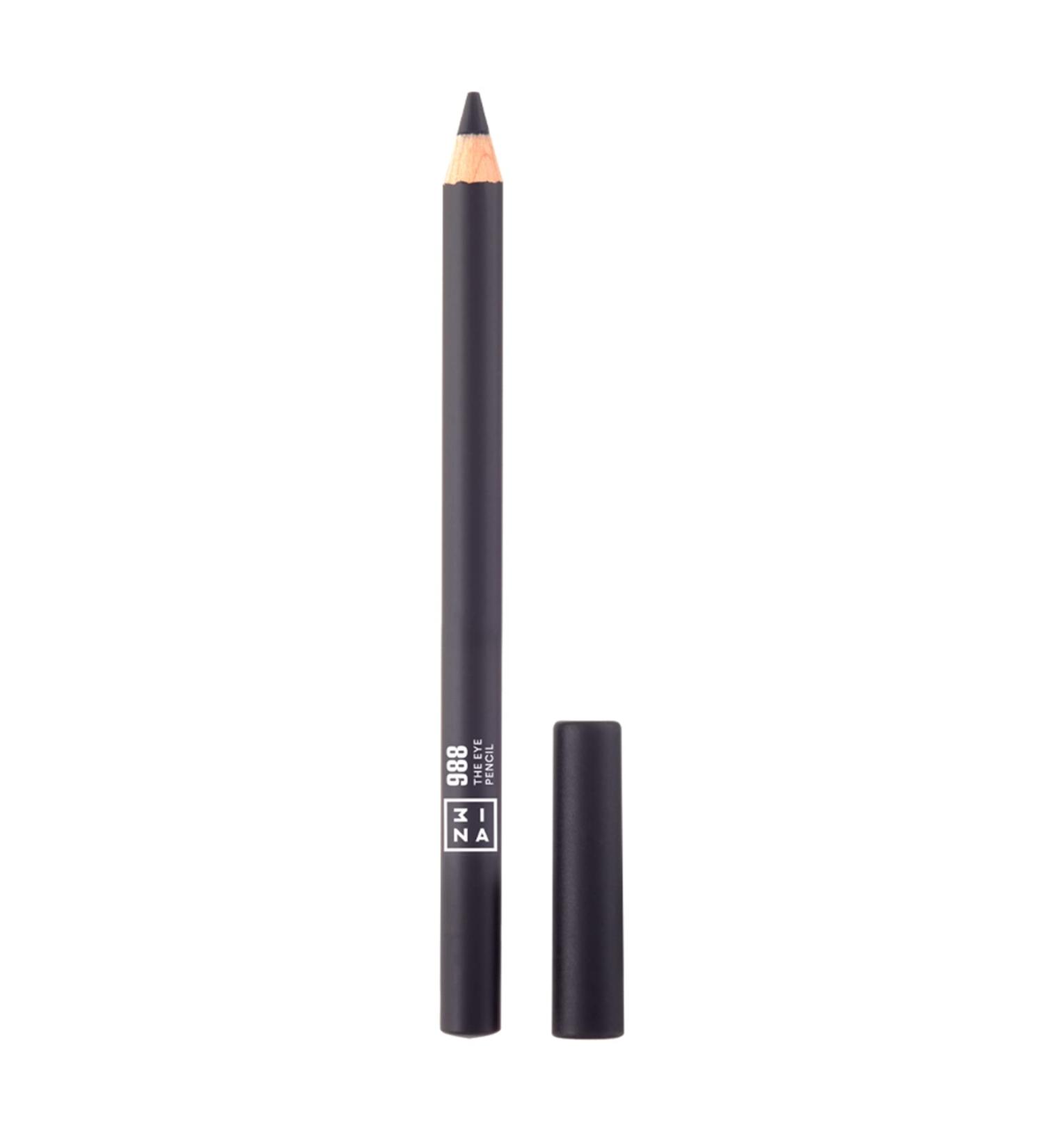 3ina Eye Pencil 988 - Vegan & Cruelty-Free Gray Makeup | Durable Highly Pigmented Creamy Texture & Easy Blend Finish - Buy Online on GoSupps.com