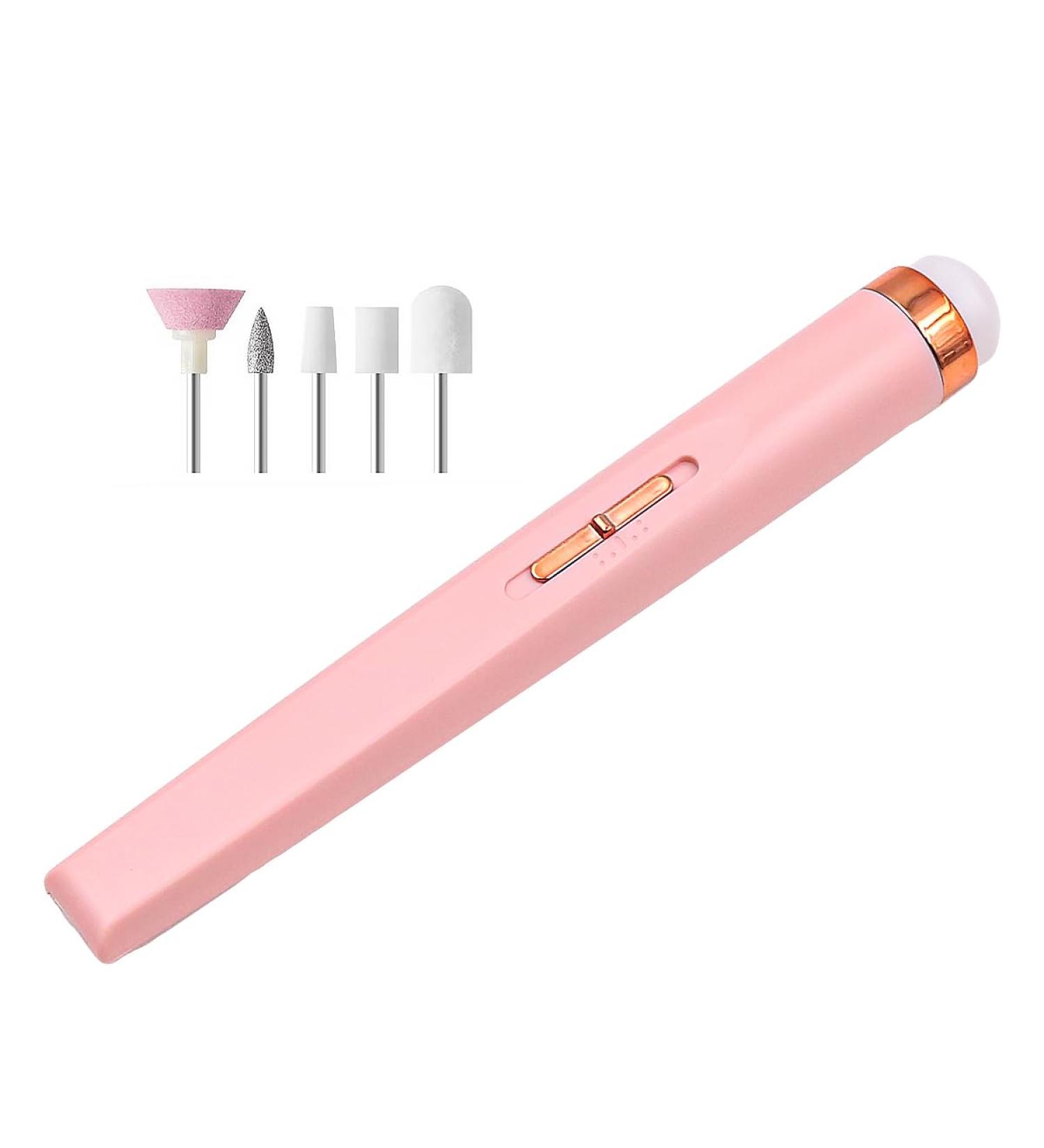 POFET Electric Nail File Nail Files Professional Adjustable Speed Portable Electric Manicure Pedicure Kit 5 in 1 Nail Drill Electric File USB for Acrylic Nails Gel Nails - Buy Online on GoSupps.com
