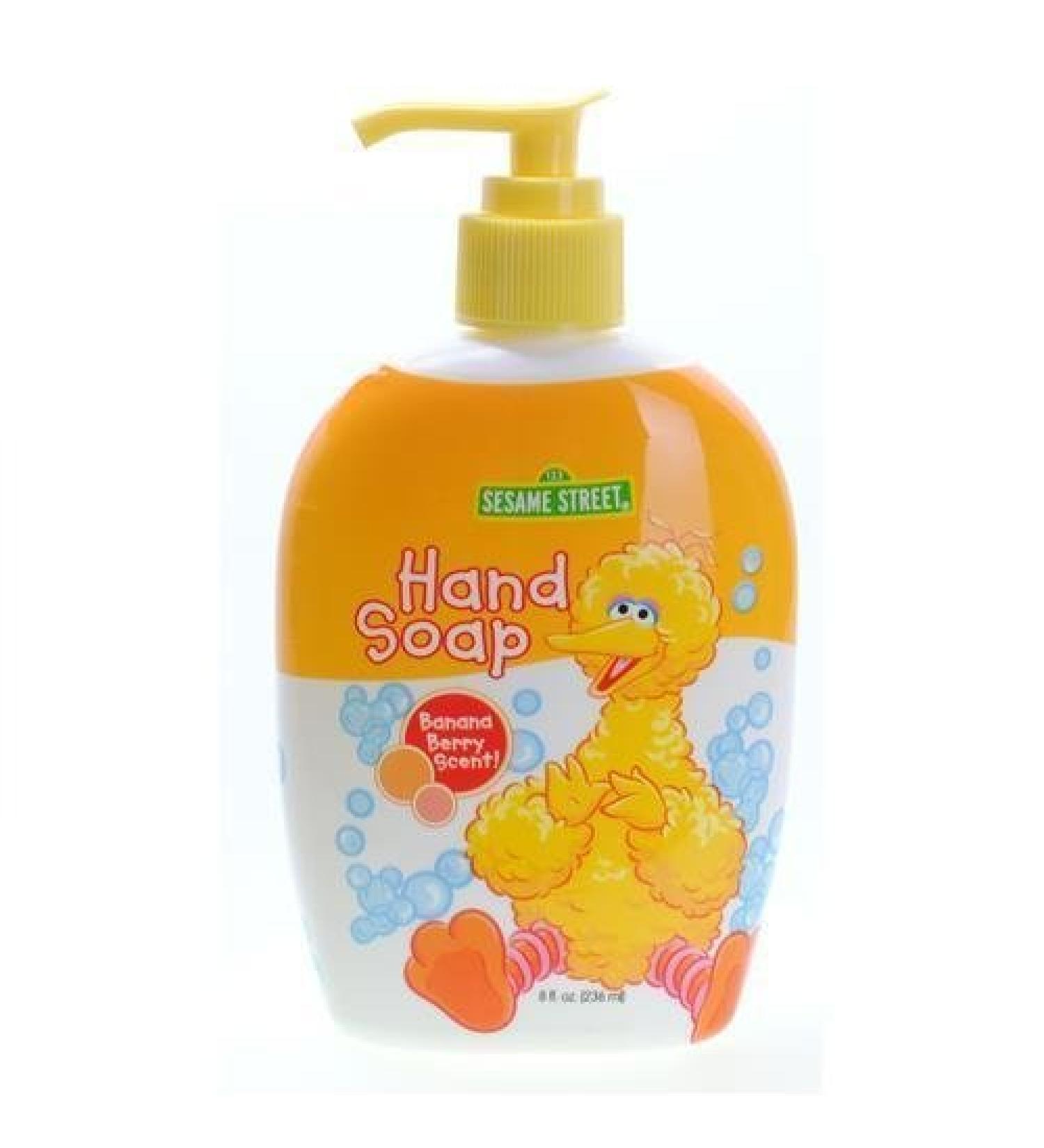 Sesame Street Hand Soap Banana Berry scent 8 Fl Oz