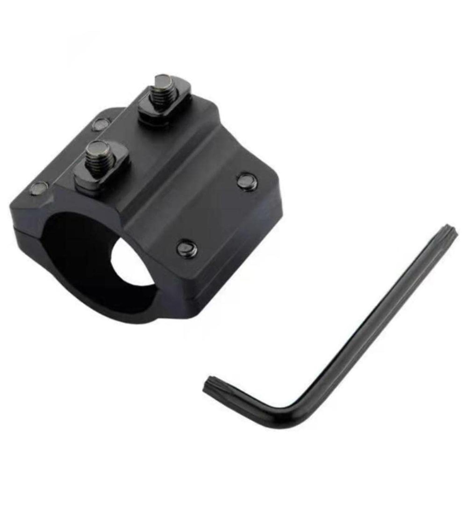 KKPLZZ 25.4mm Offset Flashlight Ring Mount - Durable Aluminum Alloy for Handguard Shooting & Hunting - Buy Online on GoSupps.com