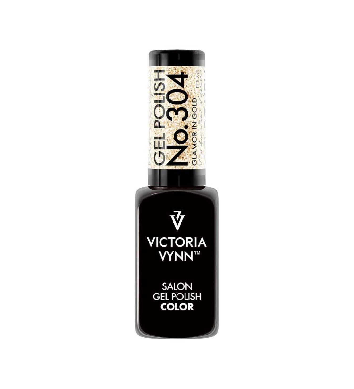 Victoria Vynn GEL POLISH COLOUR 304 GLAMOR IN GOLD UV/LED Soak Off 8ml - Buy Online on GoSupps.com