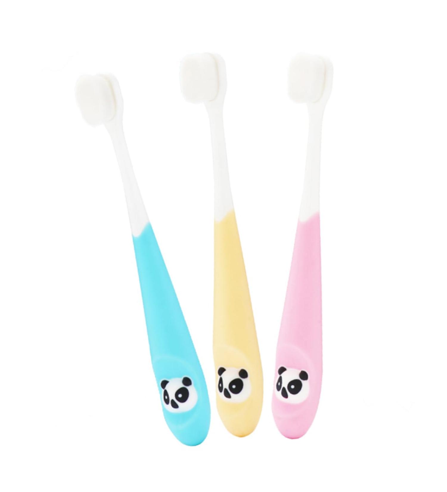 Ipetboom 3pcs Children s Toothbrush Set - Safe Toy Cleaning Brushes with Soft ABS Bristles for Kids - Buy Online on GoSupps.com