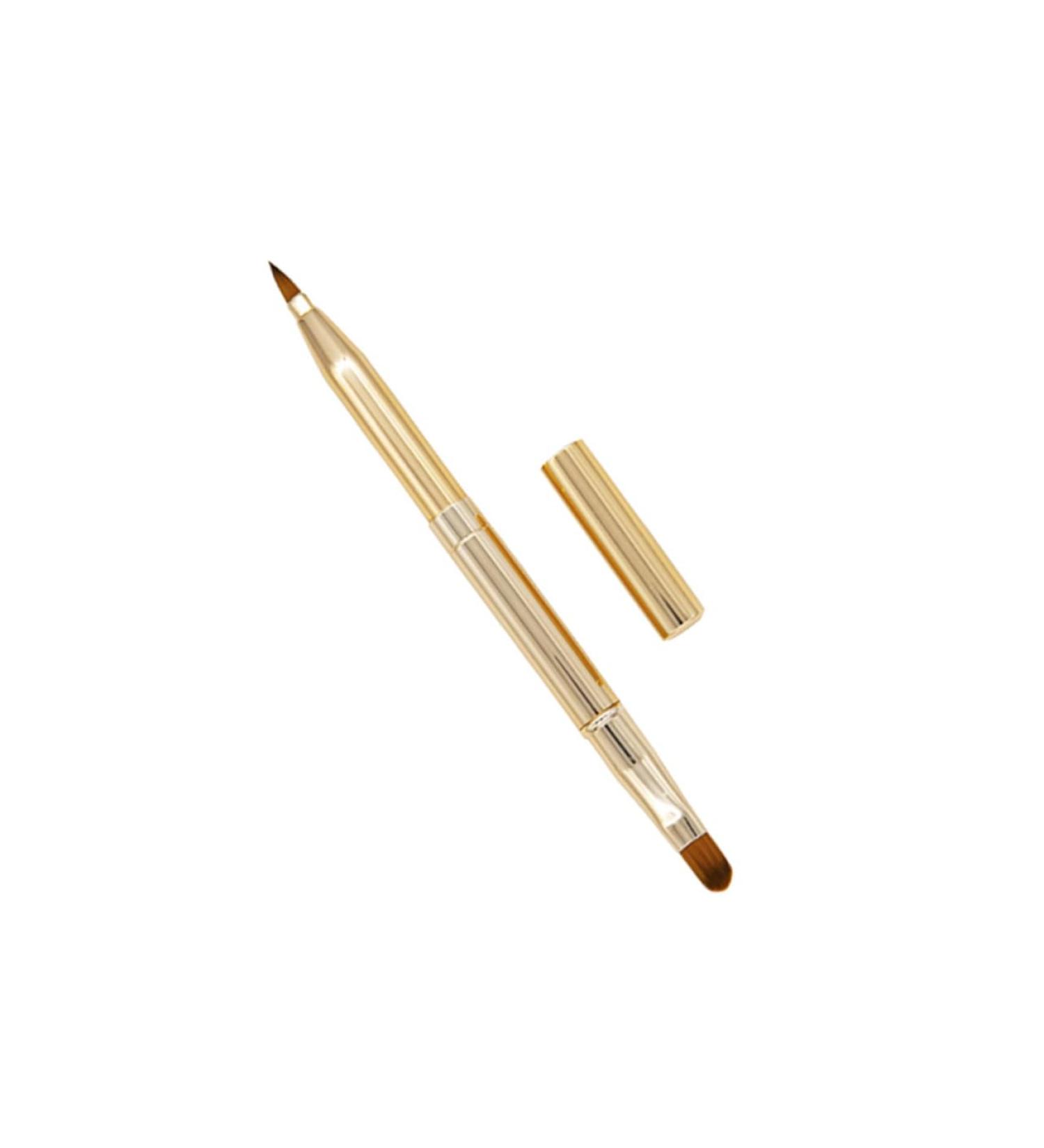 MAGICLULU Double-Ended Lip Brush - Dual-Sided Makeup Tool for Lip Gloss & Concealer | Perfect for Home & Travel - International Shipping Available - Buy Online on GoSupps.com