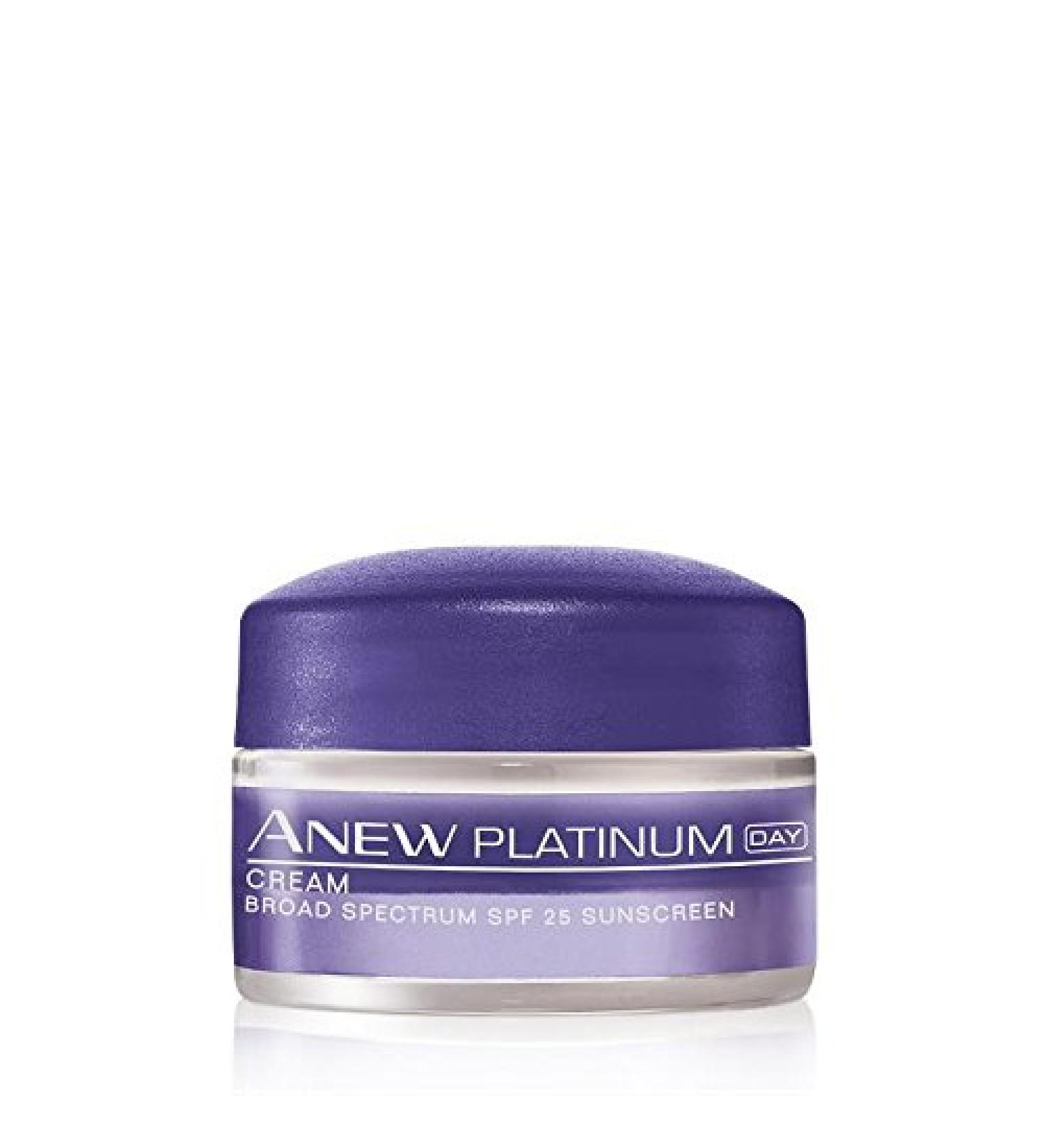 Avon Anew Platinum Day Cream Set of 2 Travel Size .5 Ounce Each - Keychain Only