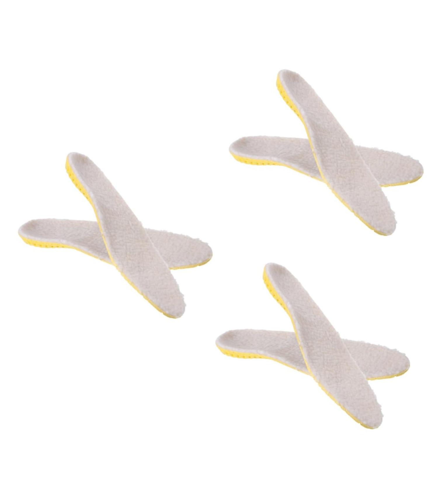 Buy FOMIYES 3 Pairs Winter Warm Insoles - Anti-Cold Breathable Shoe Cushions for Winter | Comfortable Insoles for All Shoes - Buy Online on GoSupps.com