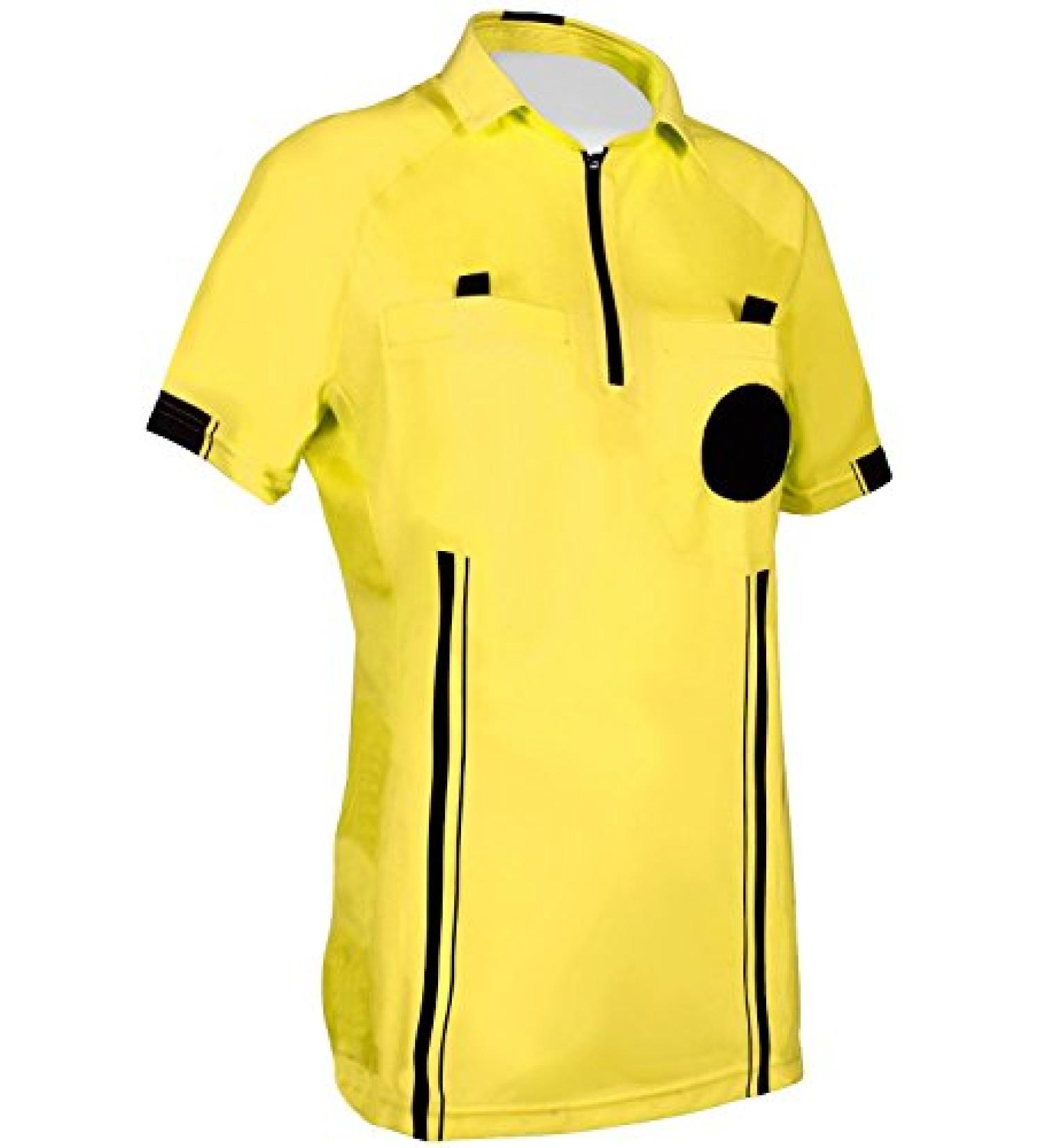 Women's Pro Soccer Referee Jersey - Yellow - Size XS (Chest 32-34) - Buy Online on GoSupps.com