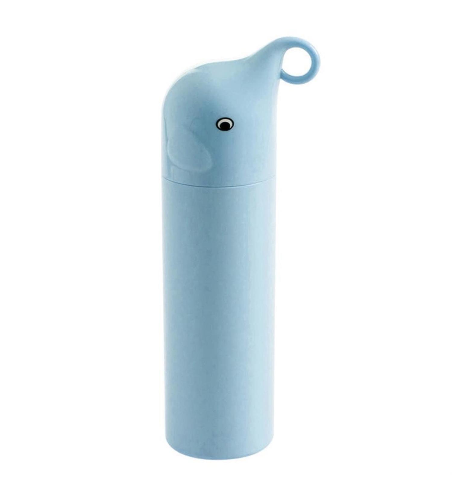 Portable Travel Toothbrush & Toothpaste Holder Case - Digjobk Organizer Storage Cup | Blue - Buy Online on GoSupps.com