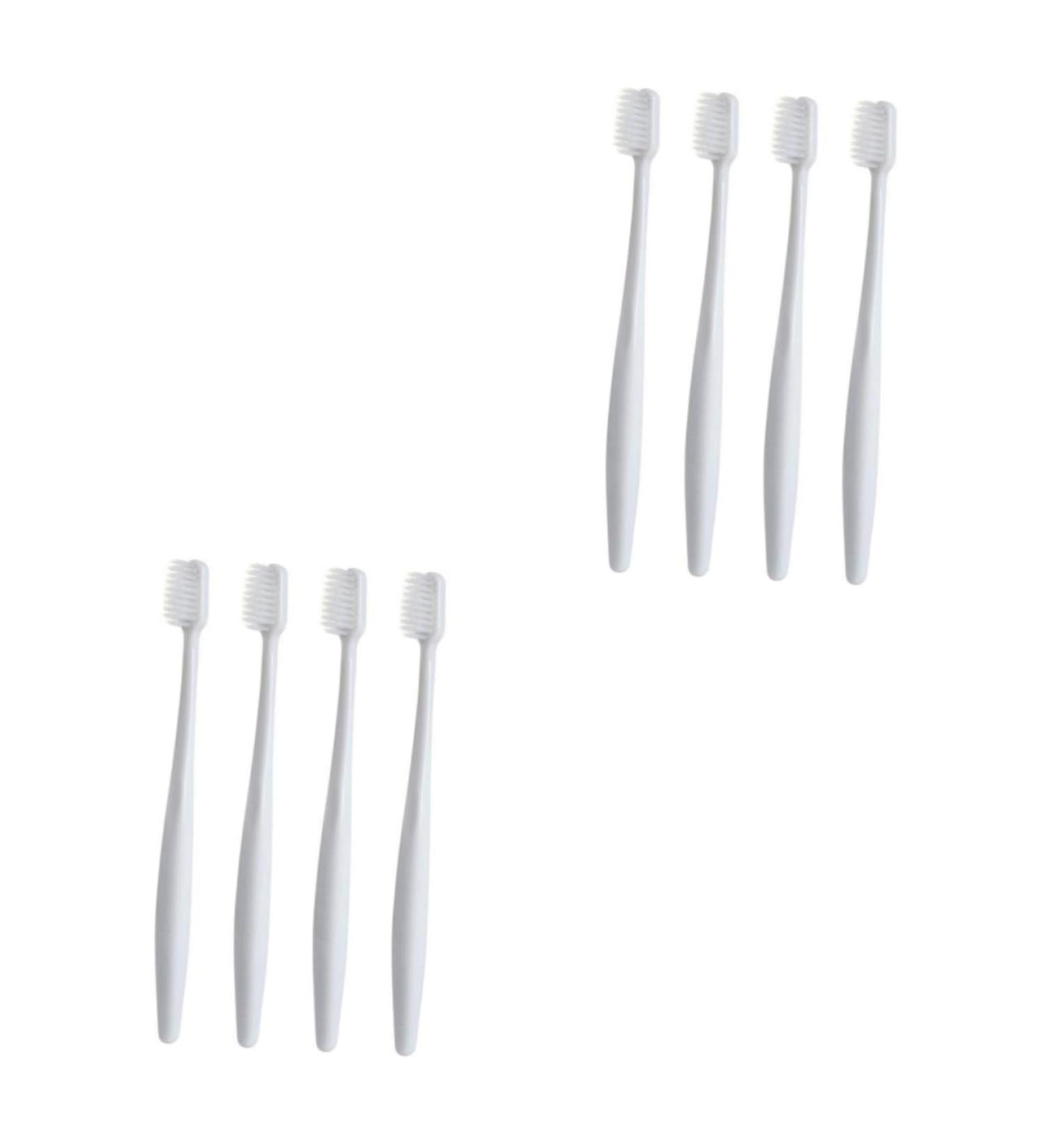 Minkissy 8 Pack Eco-Friendly Brass Toothbrushes - Soft Bristles for Optimal Oral Hygiene | Women s Toothbrushes for Home & Travel - Buy Online on GoSupps.com
