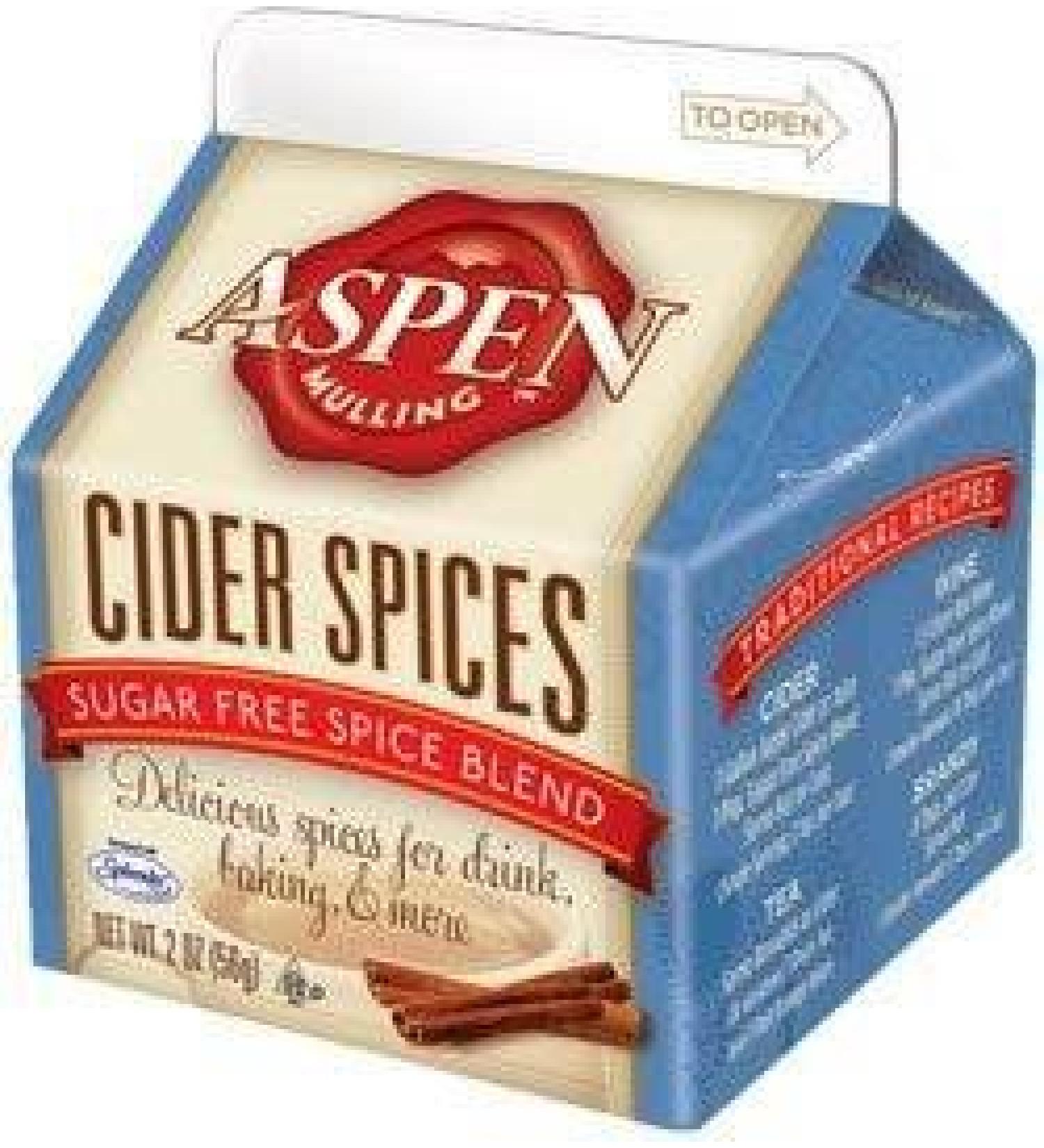 Aspen Mulling Spices Sugar Free