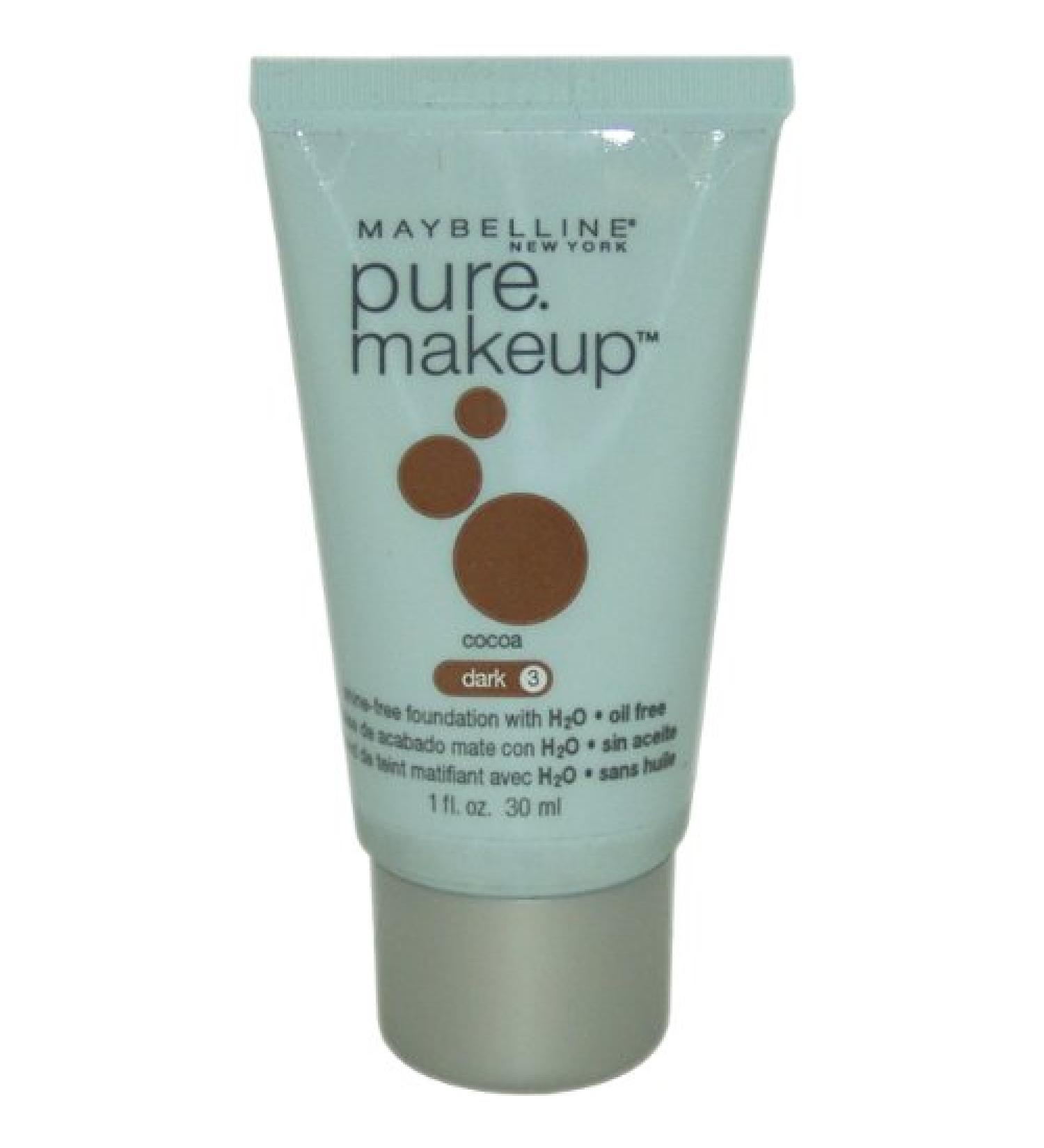 Maybelline Pure Makeup  Cocoa Dark 3  1 Ounce